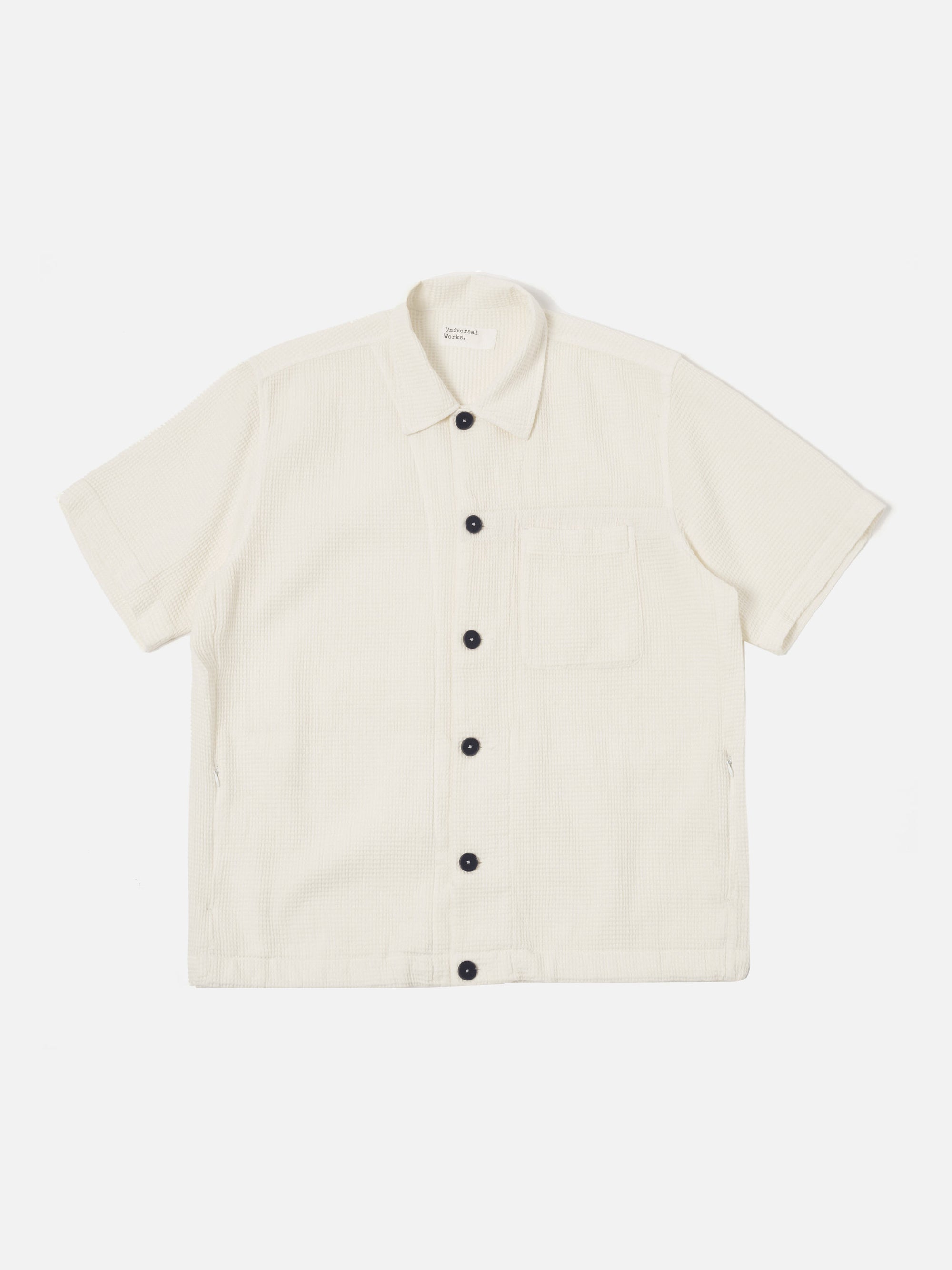 Ecru Japanese Waffle Tech Overshirt