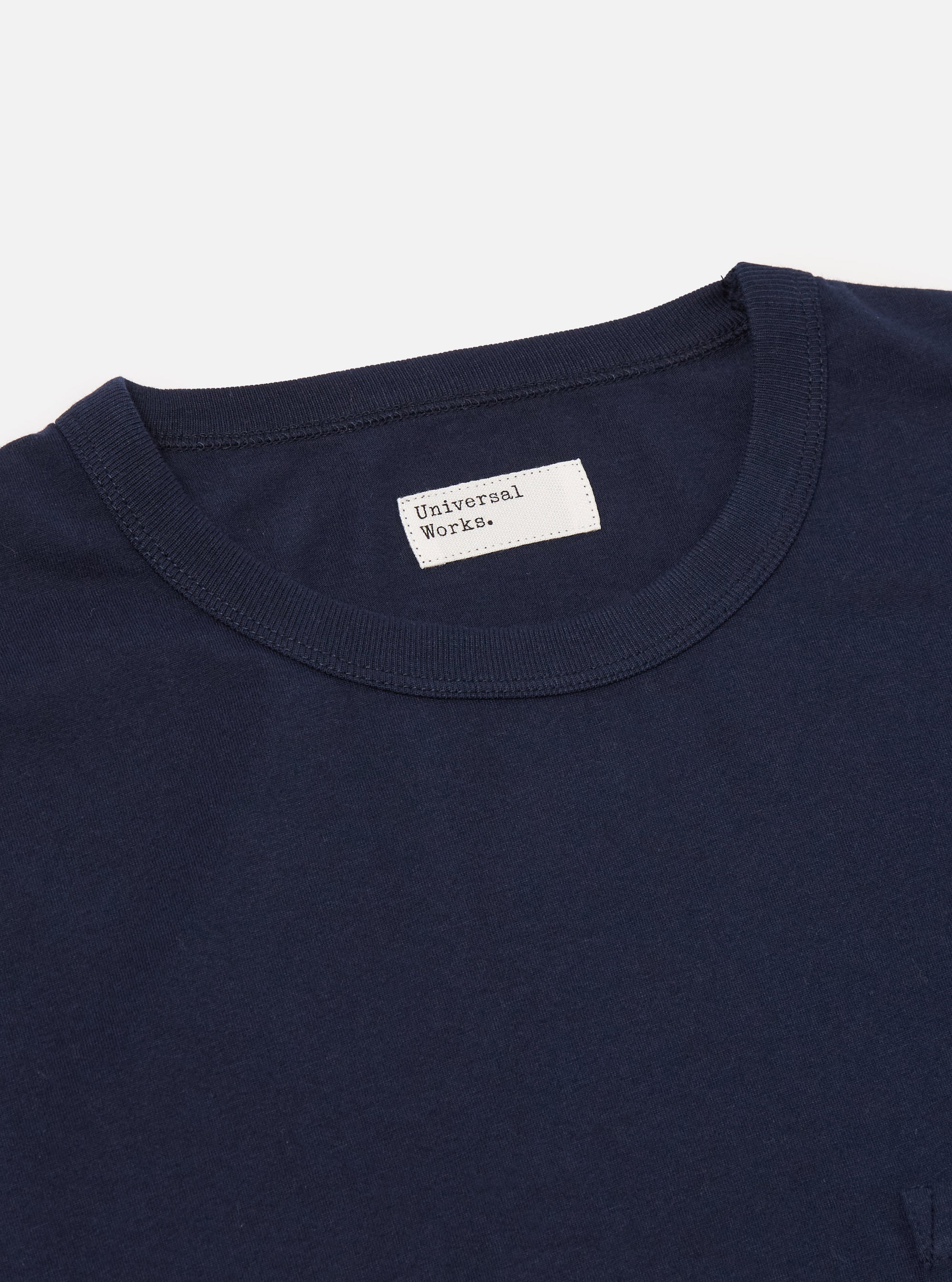 Navy Single Jersey L/S Tee