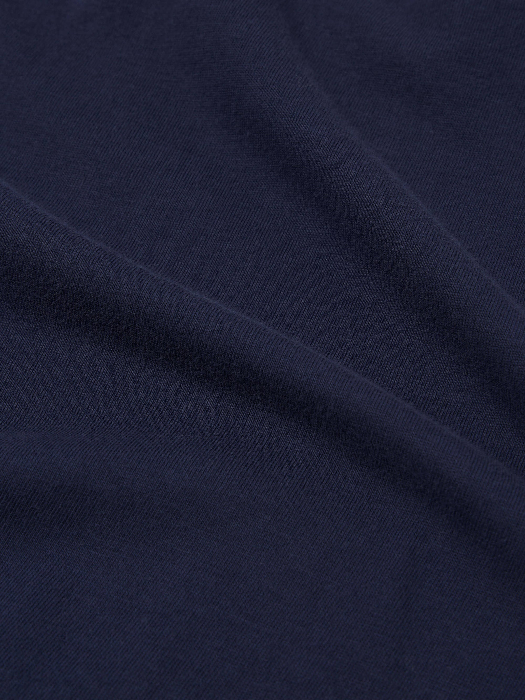 Navy Single Jersey L/S Tee
