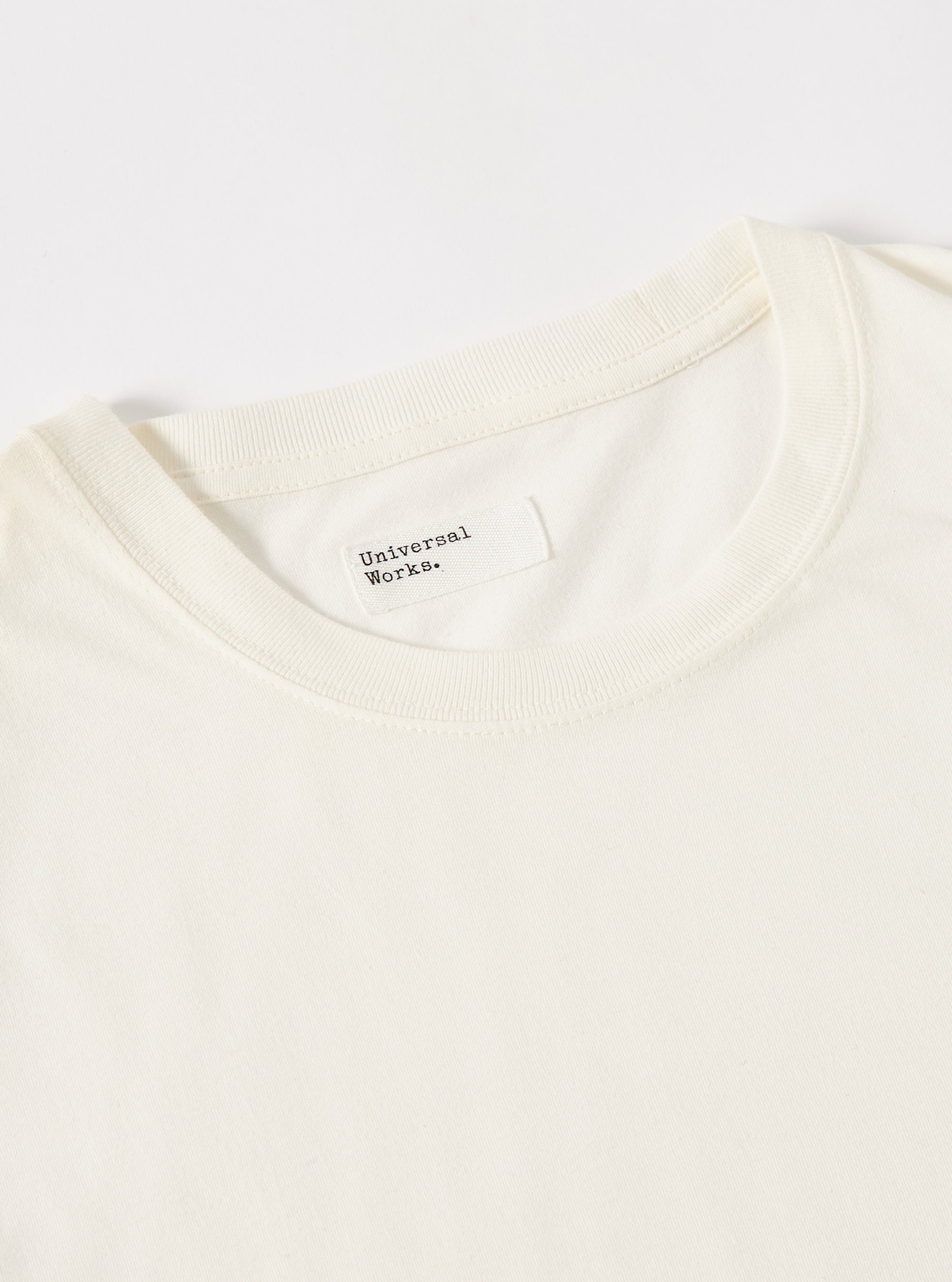 Ecru Single Jersey Loose Tee