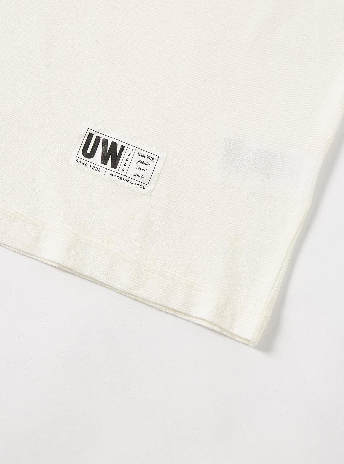 Ecru Single Jersey Loose Tee