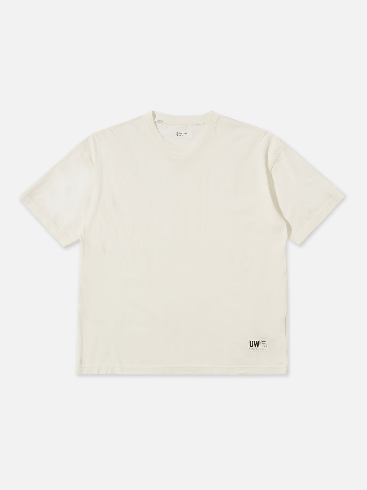 Ecru Single Jersey Loose Tee