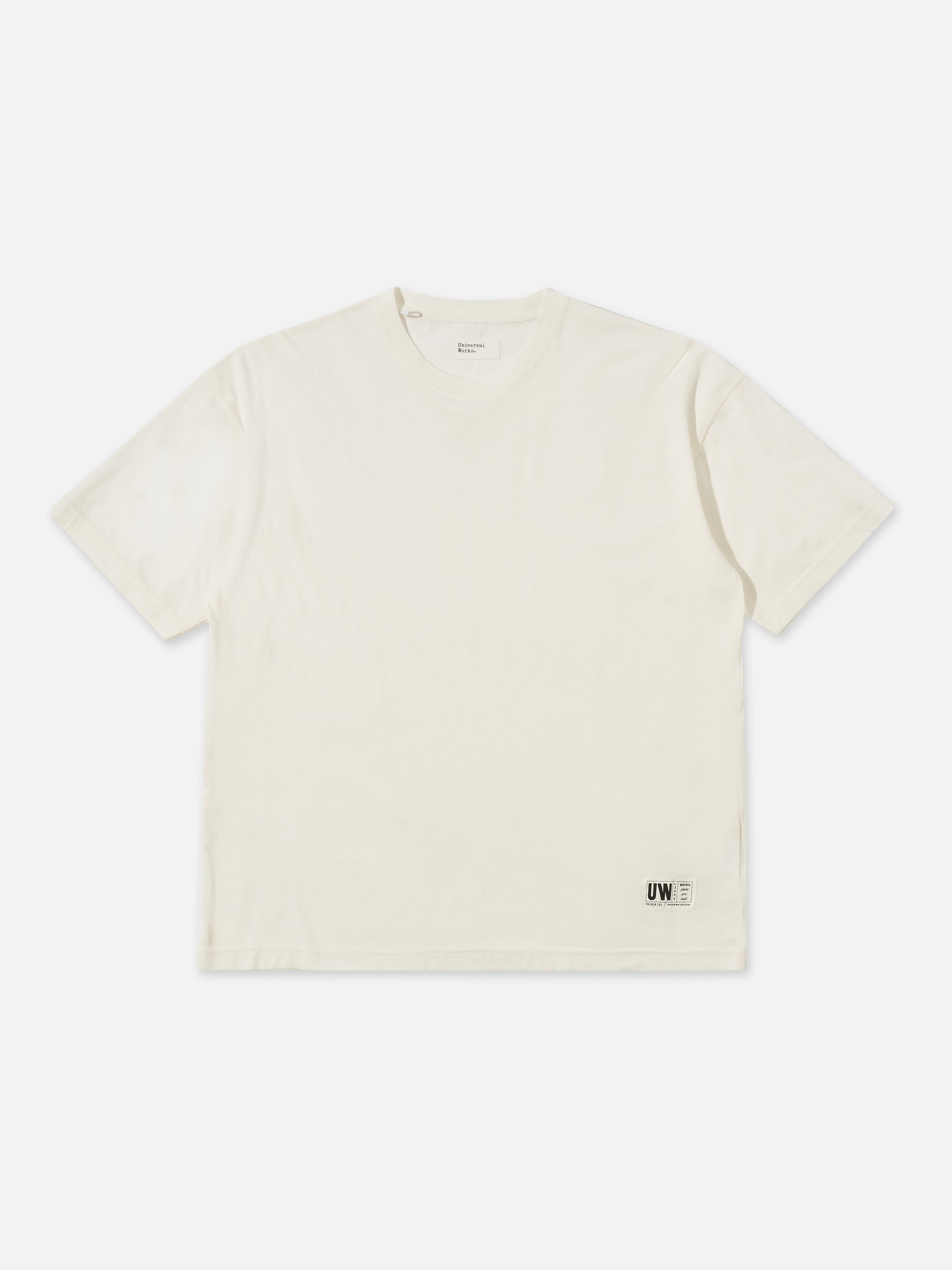 Ecru Single Jersey Loose Tee