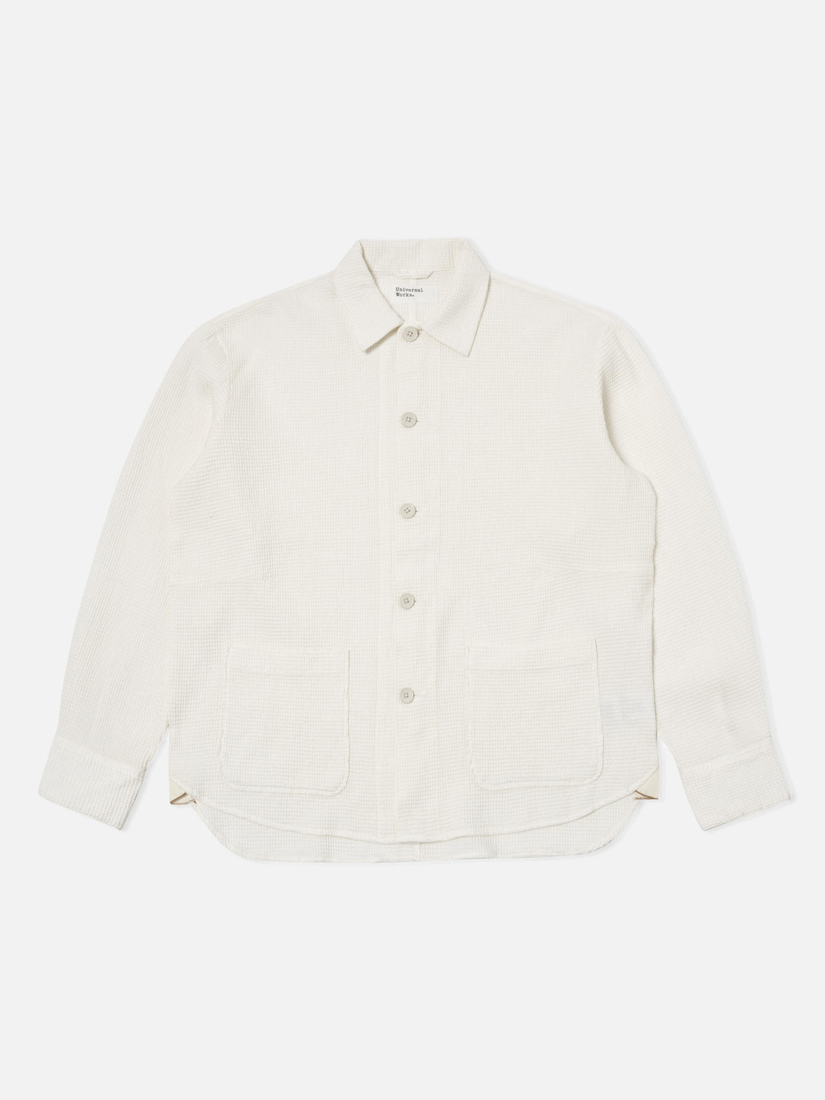 Ecru Japanese Waffle Travail Overshirt