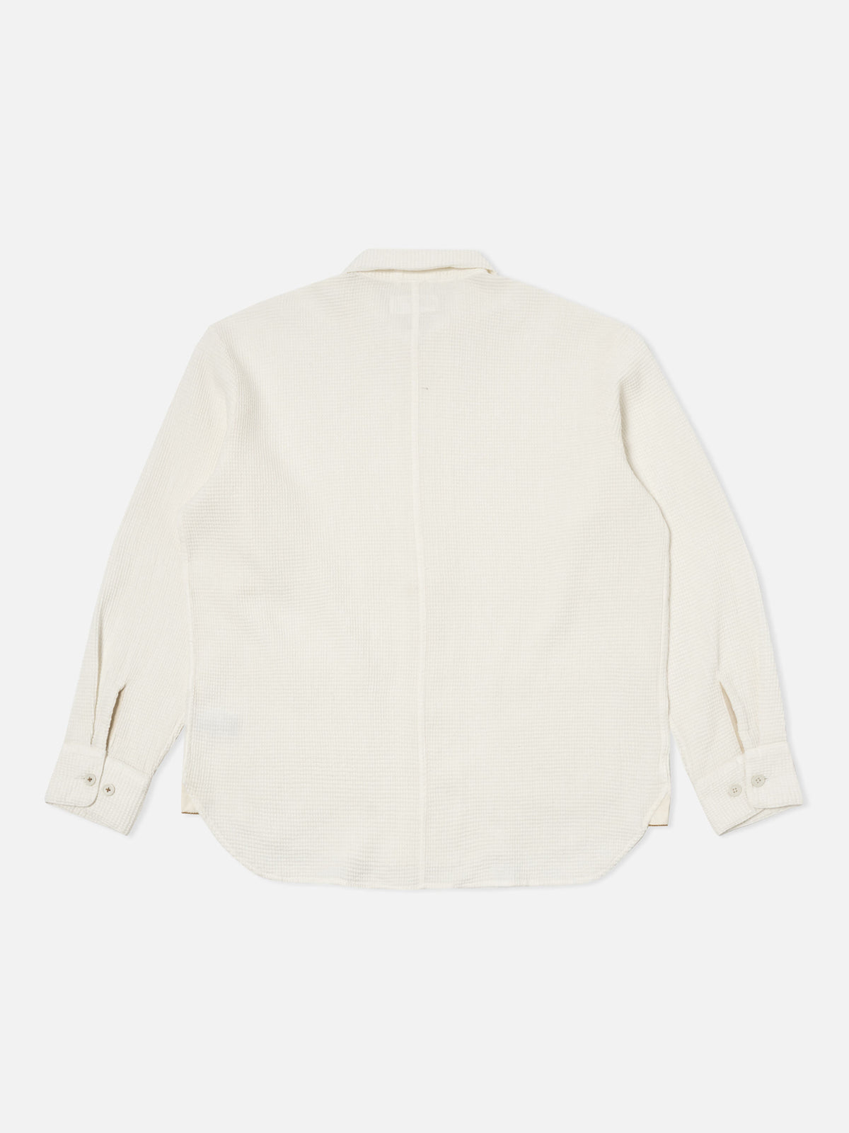 Ecru Japanese Waffle Travail Overshirt