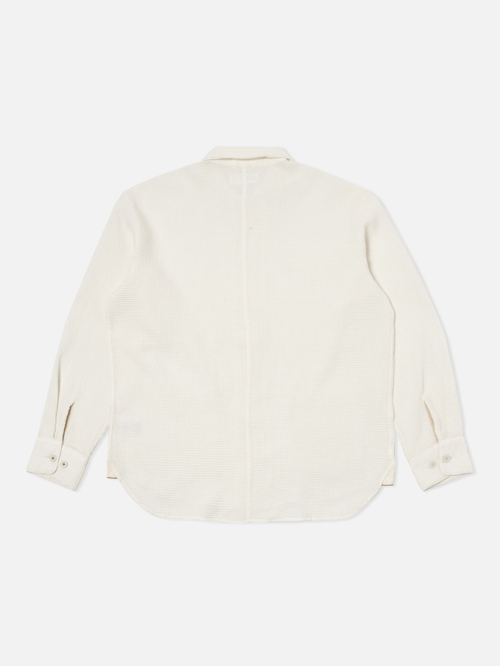 Ecru Japanese Waffle Travail Overshirt