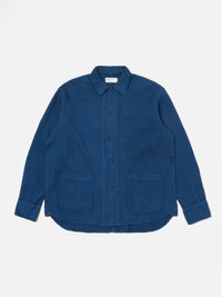 Navy Japanese Waffle Travail Overshirt