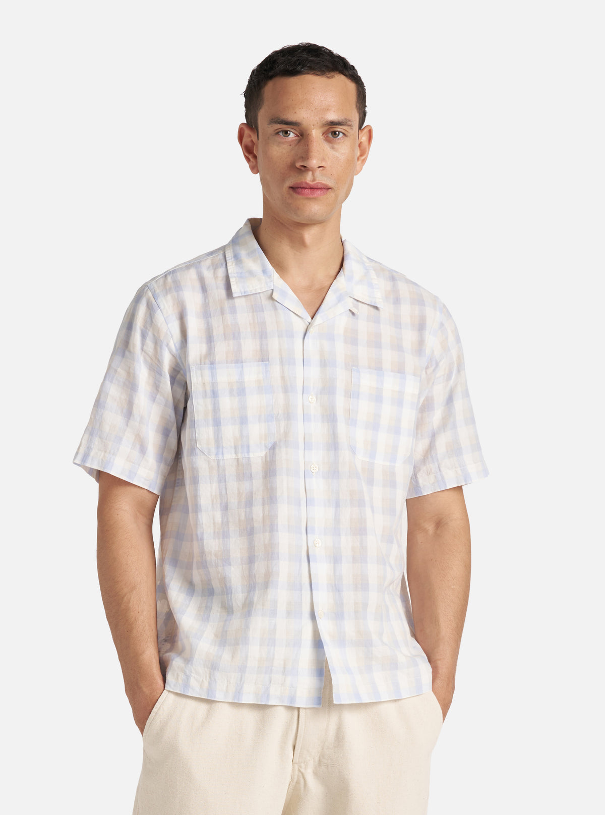 Blue Pastel Check Sal Road Shirt