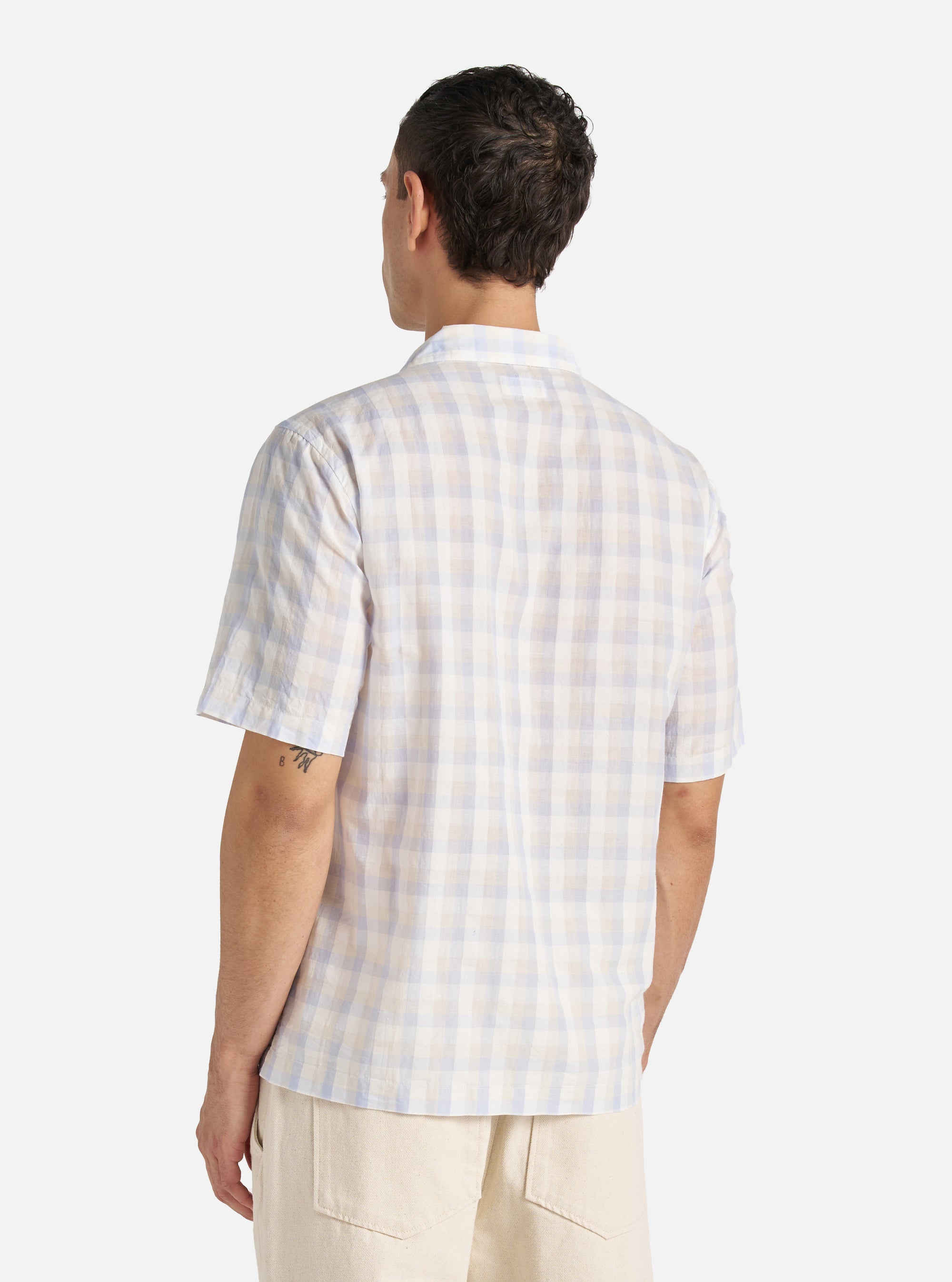 Blue Pastel Check Sal Road Shirt