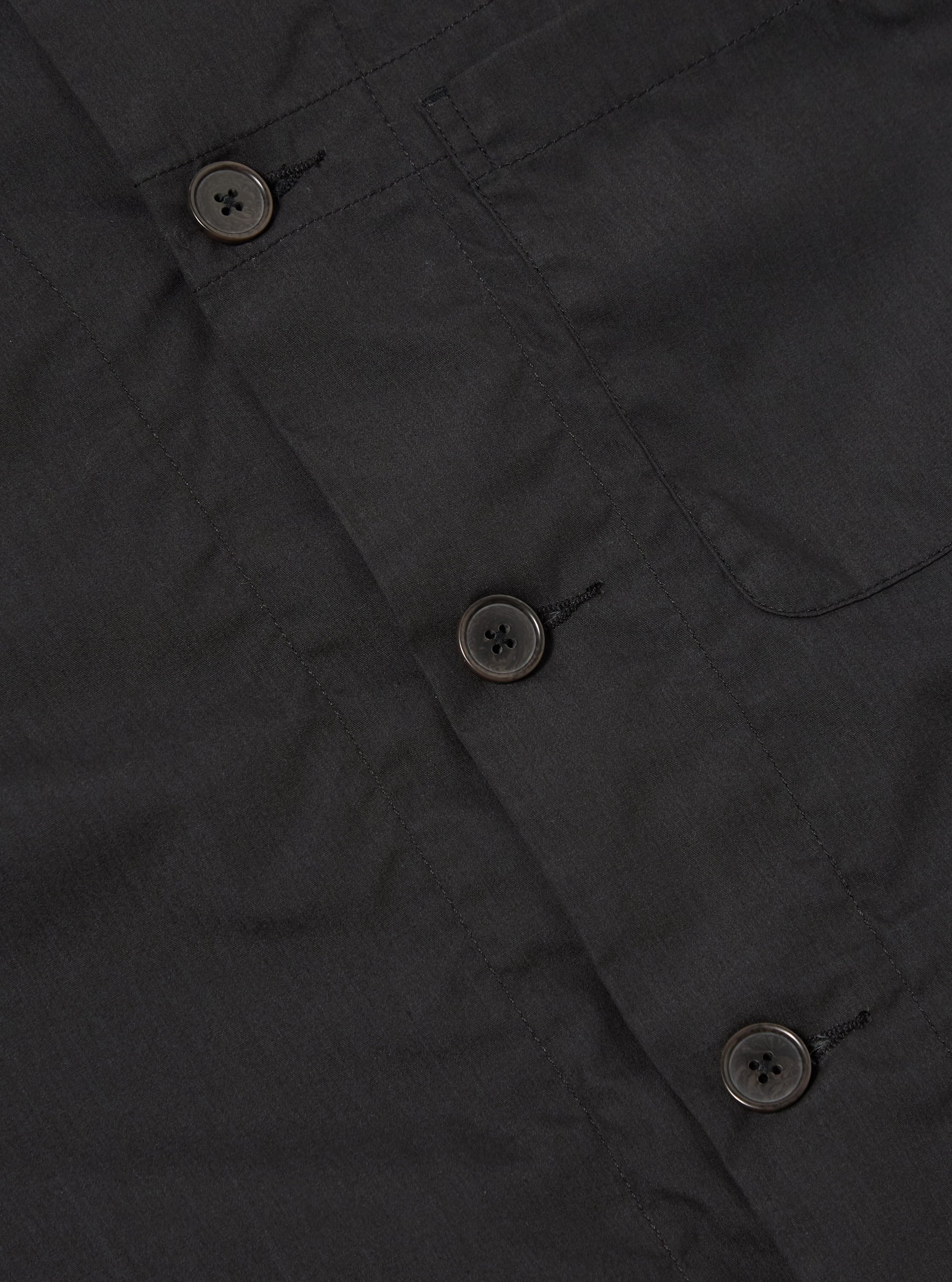 Black Recycled Polytech Tech Overshirt