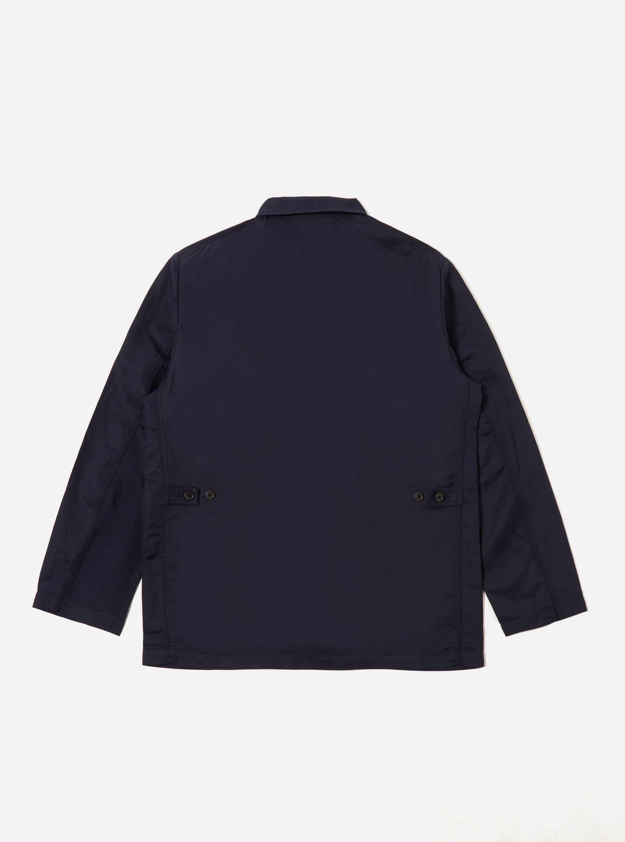 Navy Linen Cotton Barra Jacket