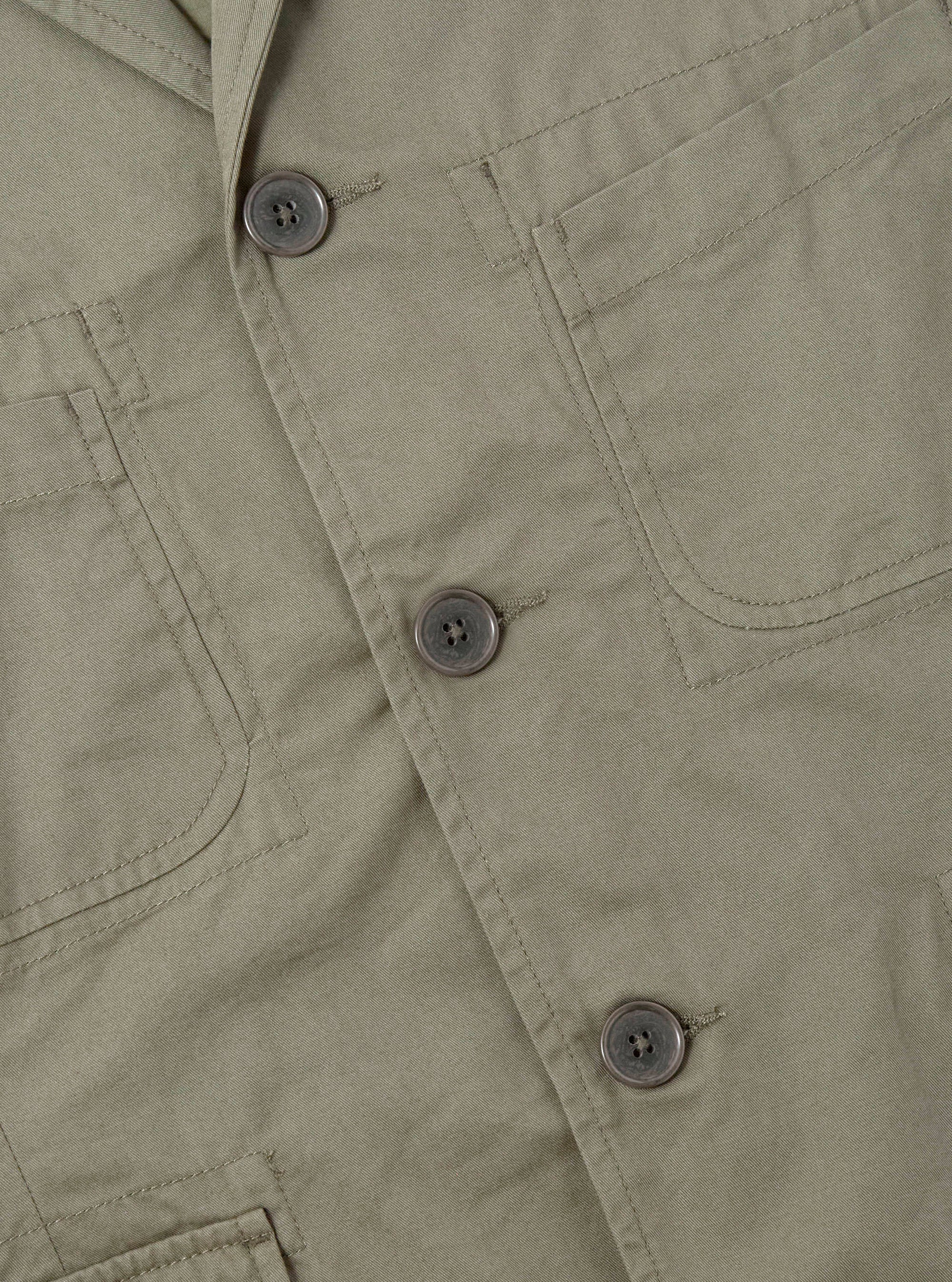Khaki Diamond Twill Barra Jacket