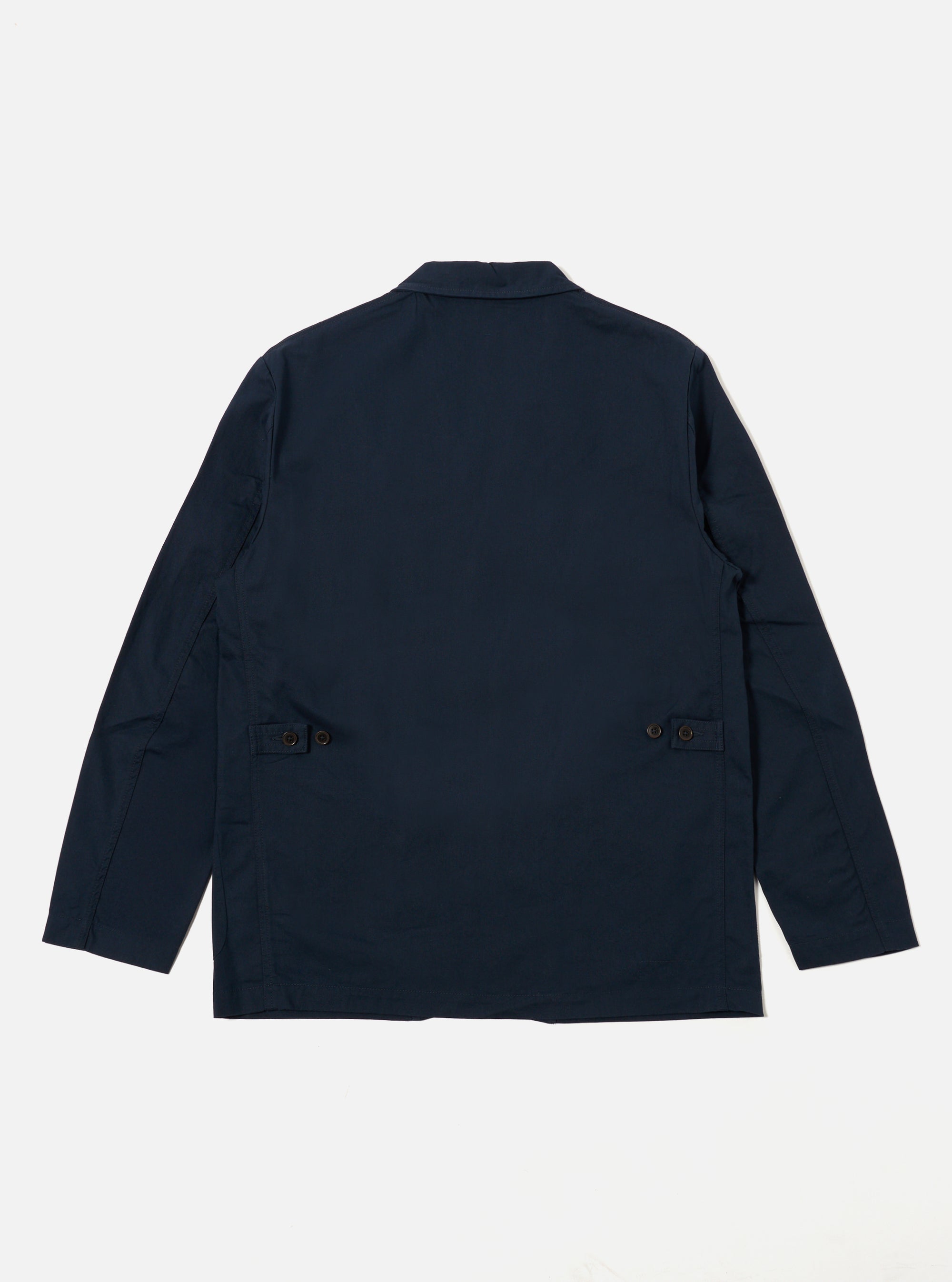 Navy Cotton Twill Barra Jacket