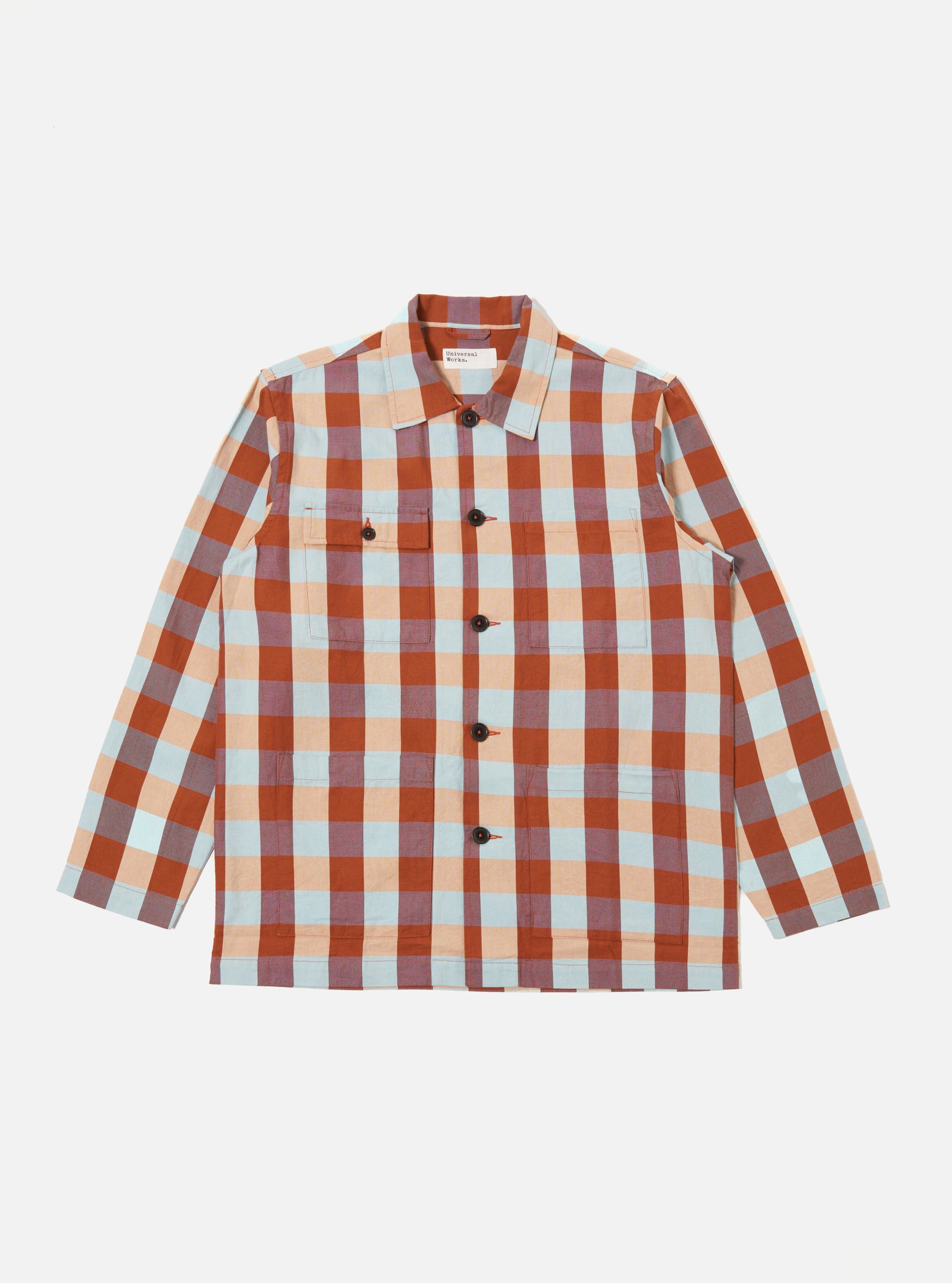 Multi Genoa Check Dockside Overshirt