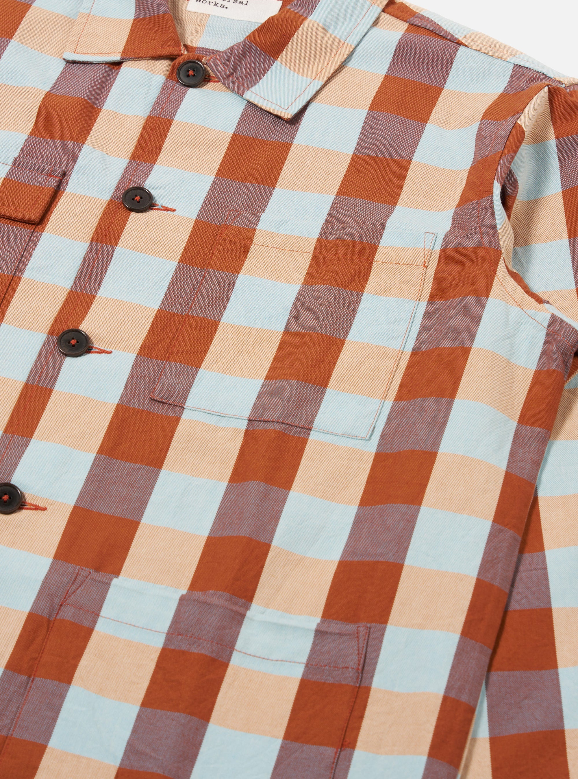 Multi Genoa Check Dockside Overshirt