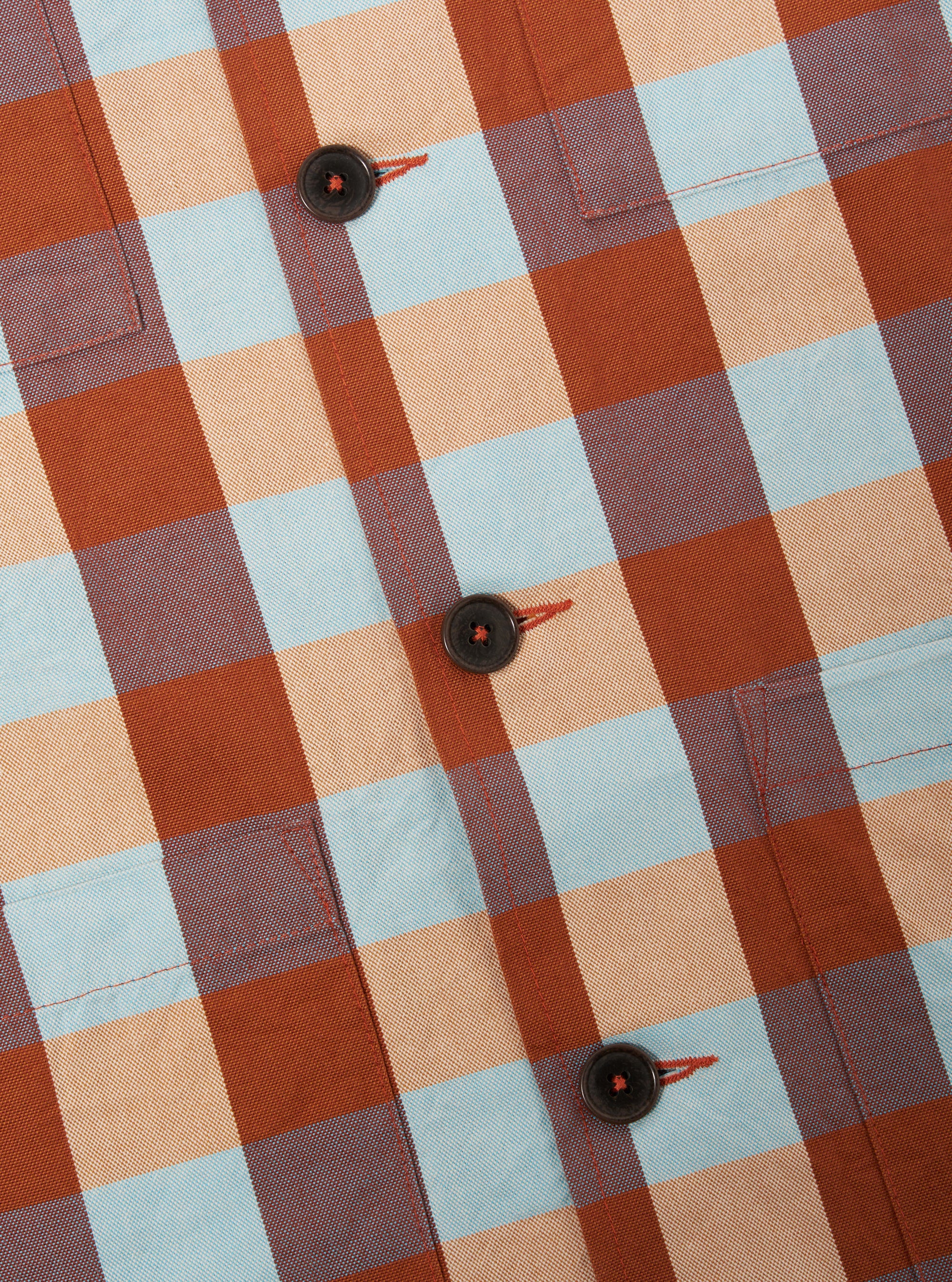 Multi Genoa Check Dockside Overshirt