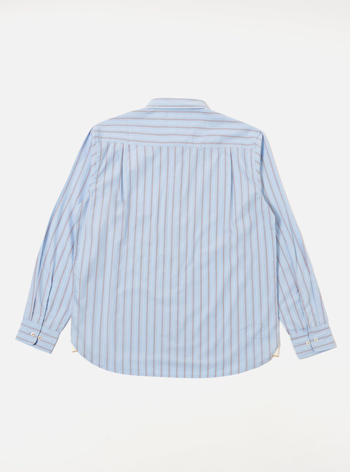 Sky Blue Urban Stripe Square Pocket Shirt