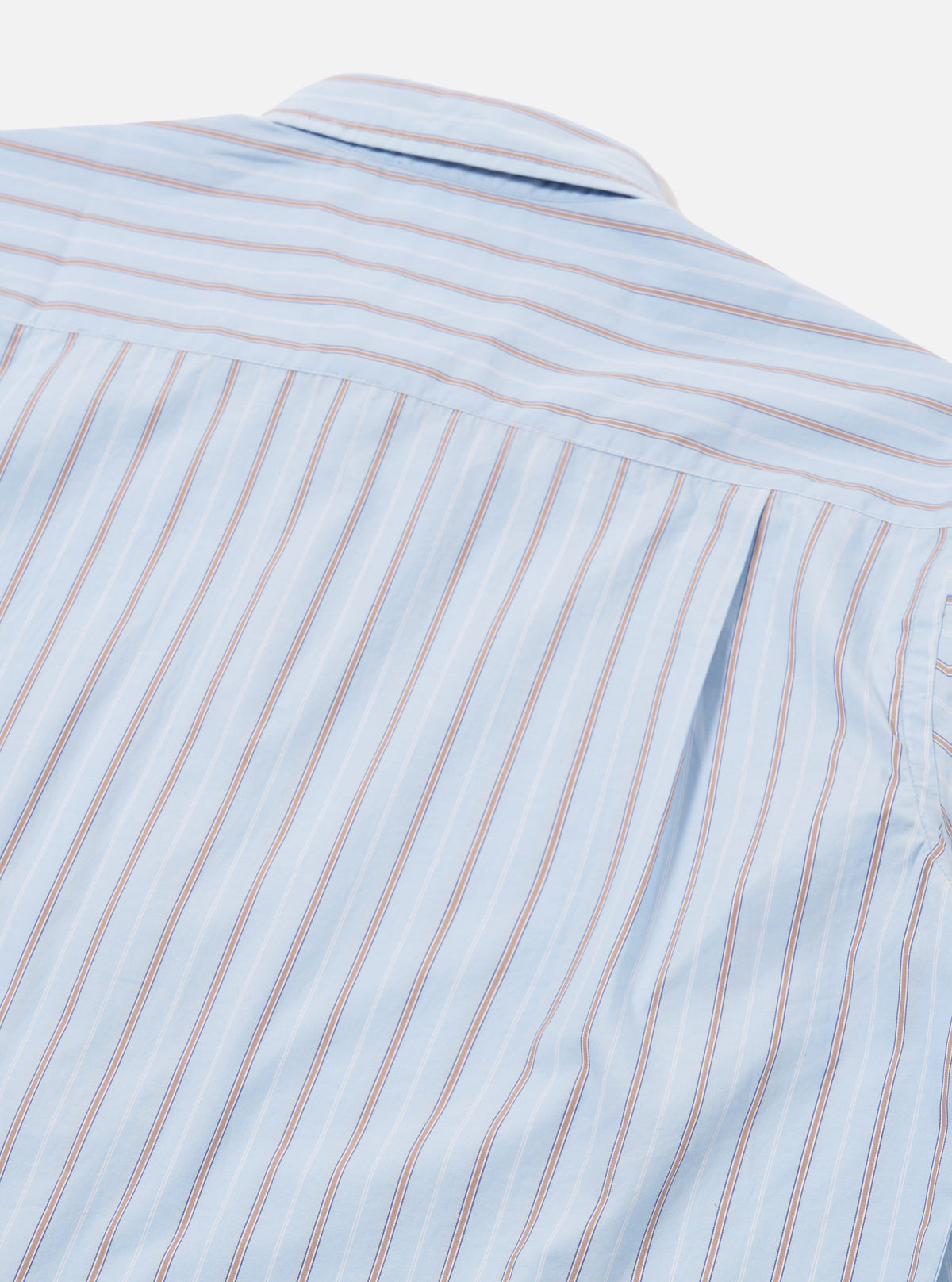 Sky Blue Urban Stripe Square Pocket Shirt