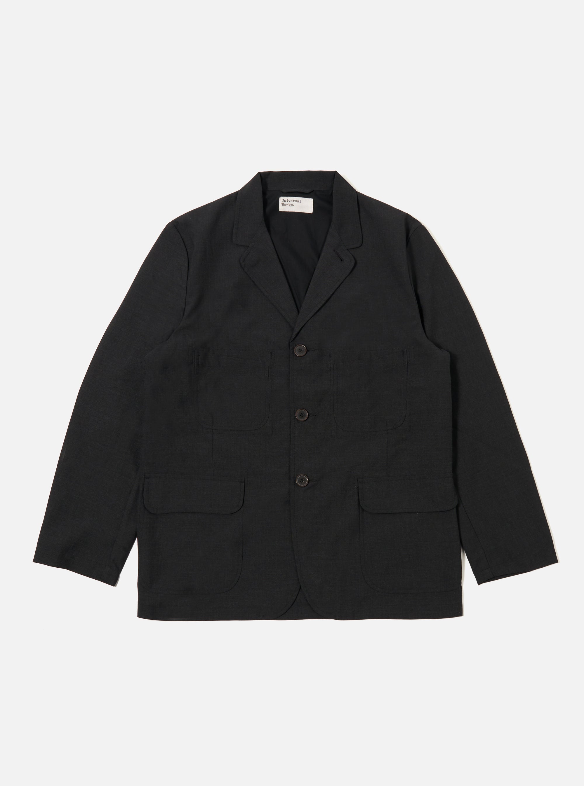 Charcoal Tropical Suiting Barra Jacket