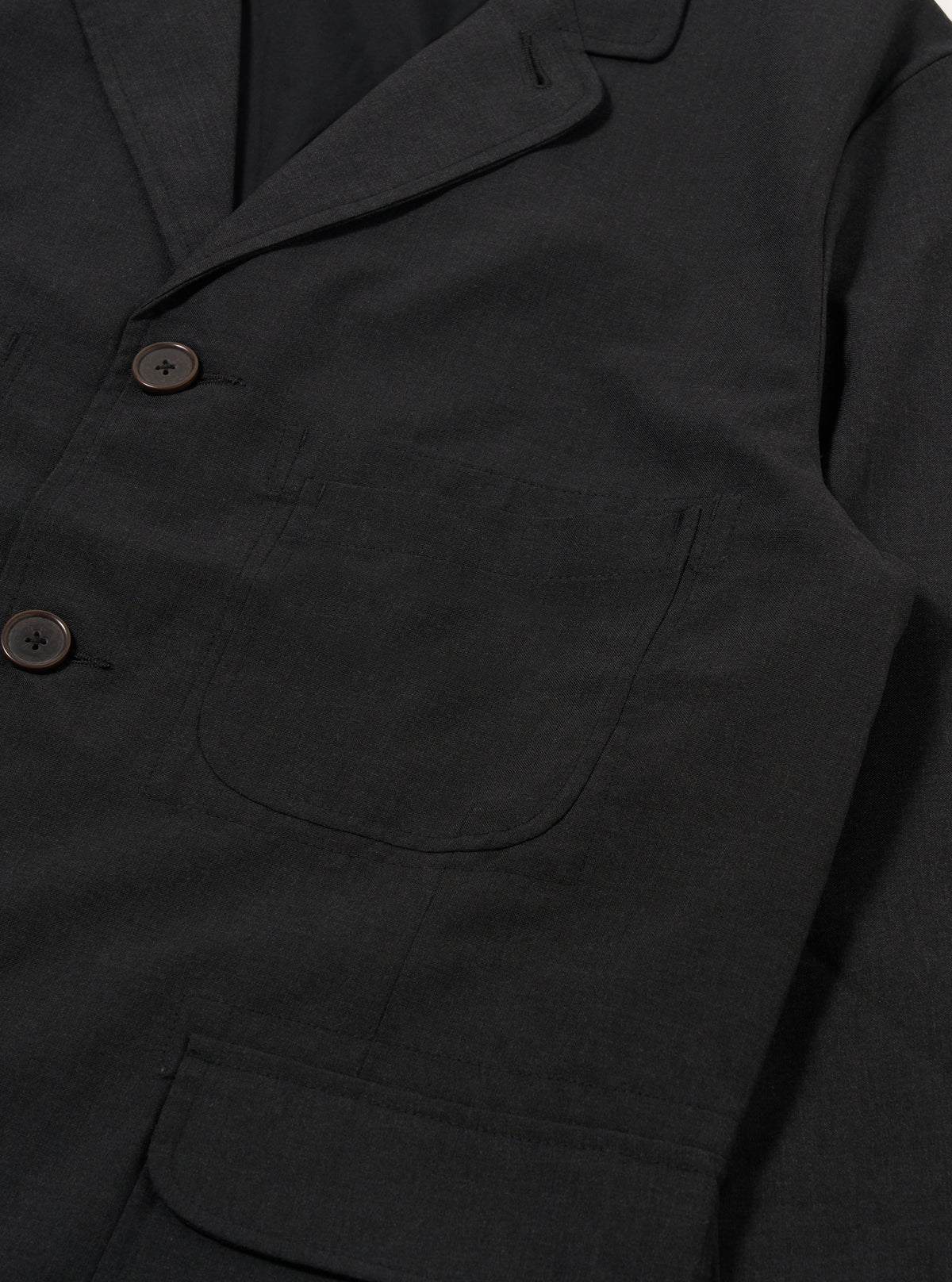 Charcoal Tropical Suiting Barra Jacket
