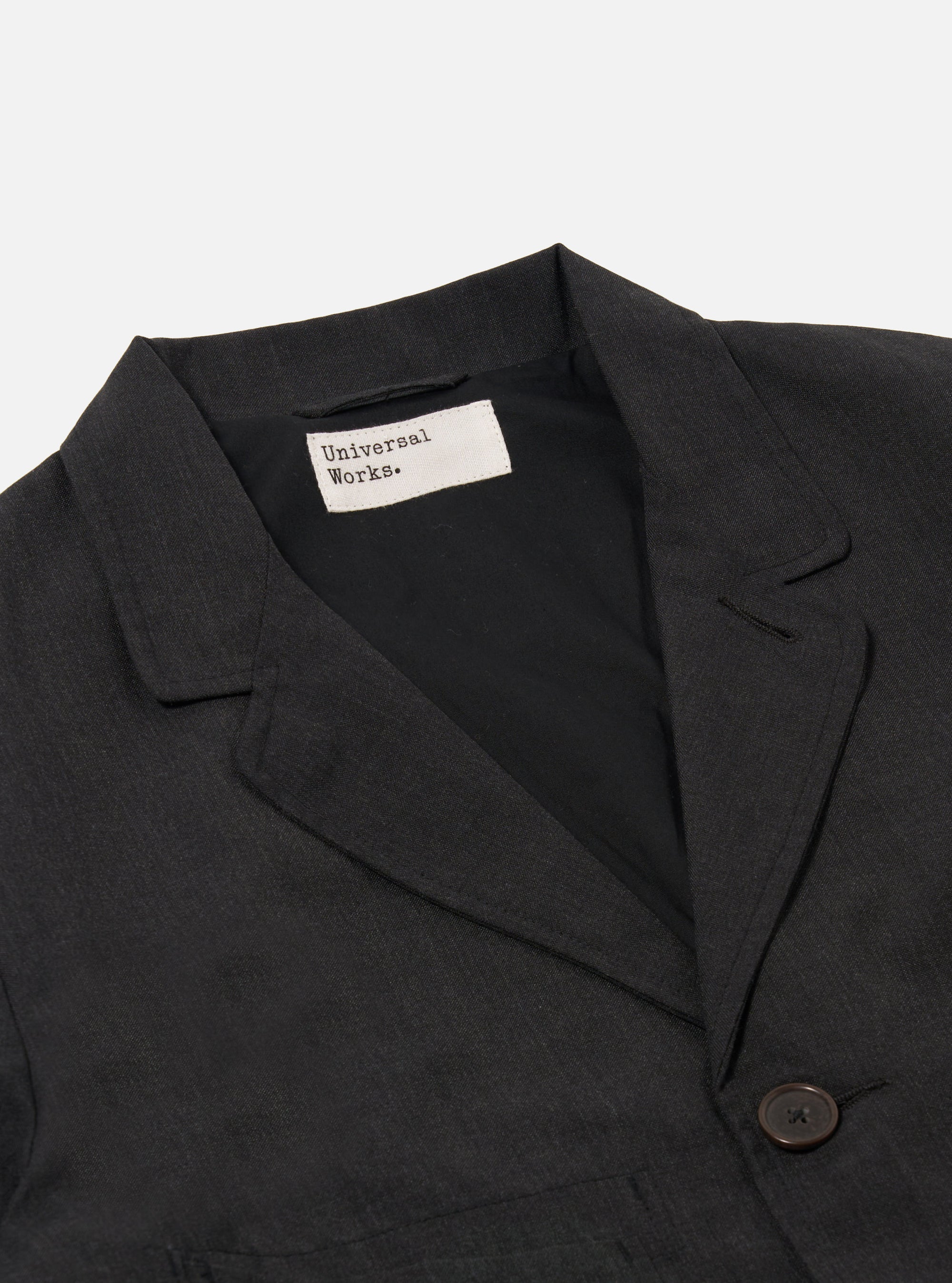 Charcoal Tropical Suiting Barra Jacket