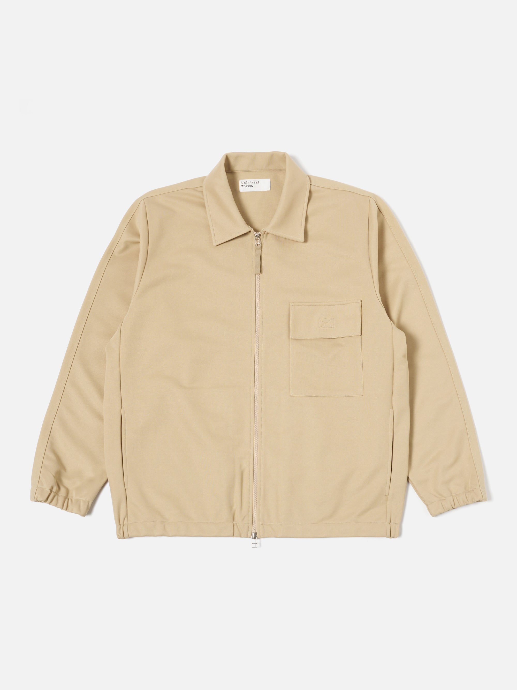 Sand Recycled Poly Organic Cotton Denis Track Top