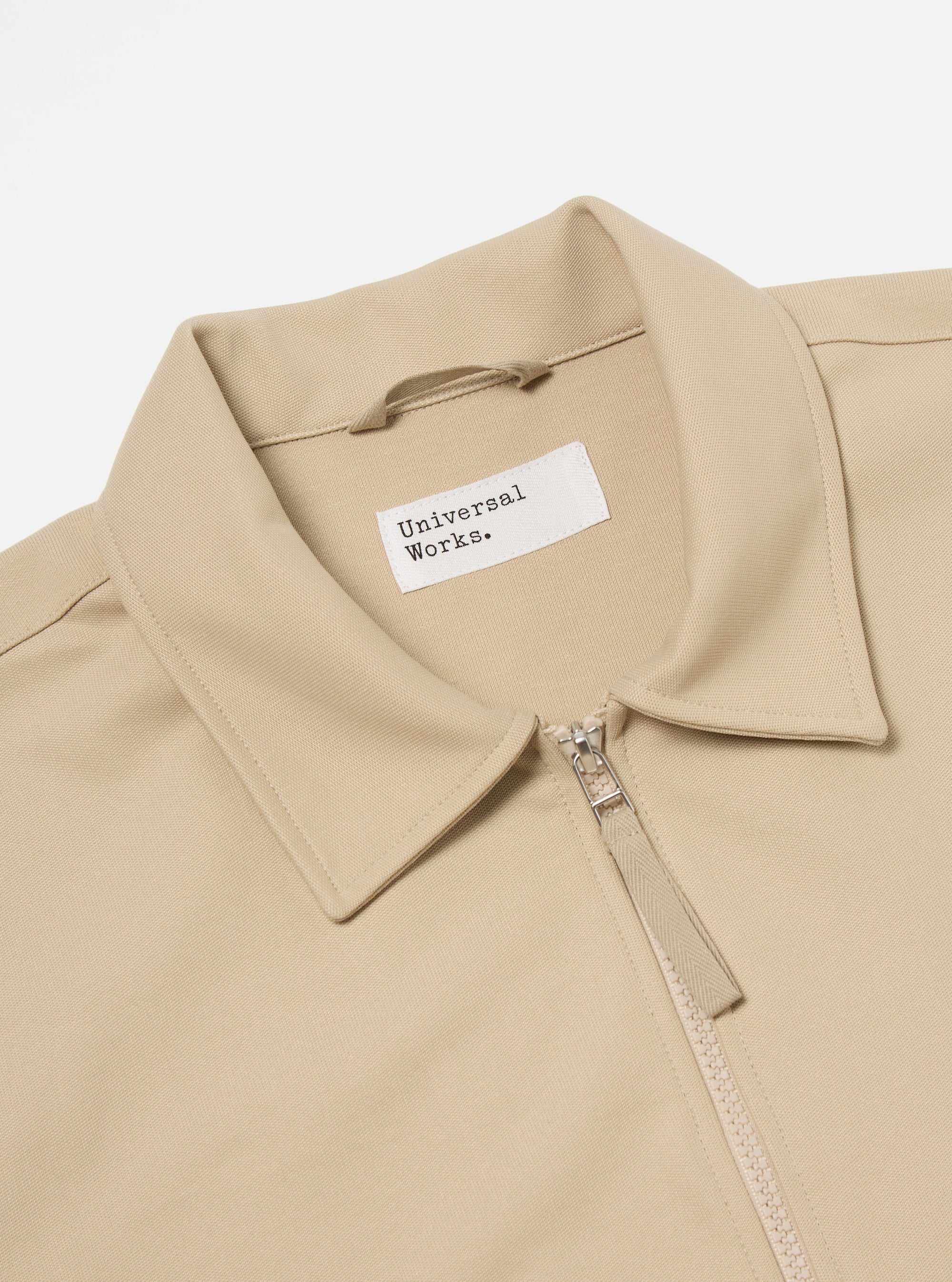 Sand Recycled Poly Organic Cotton Denis Track Top
