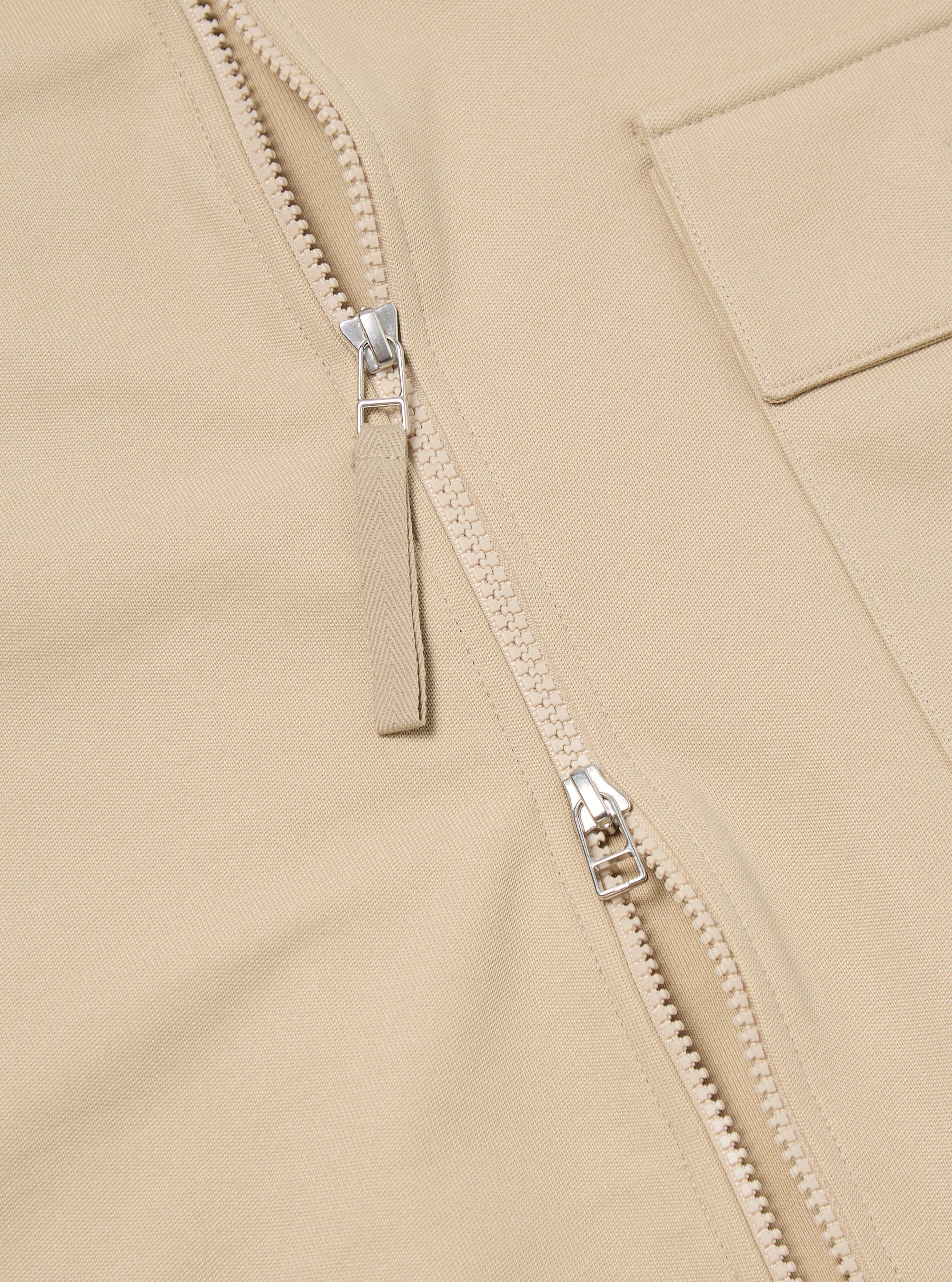 Sand Recycled Poly Organic Cotton Denis Track Top