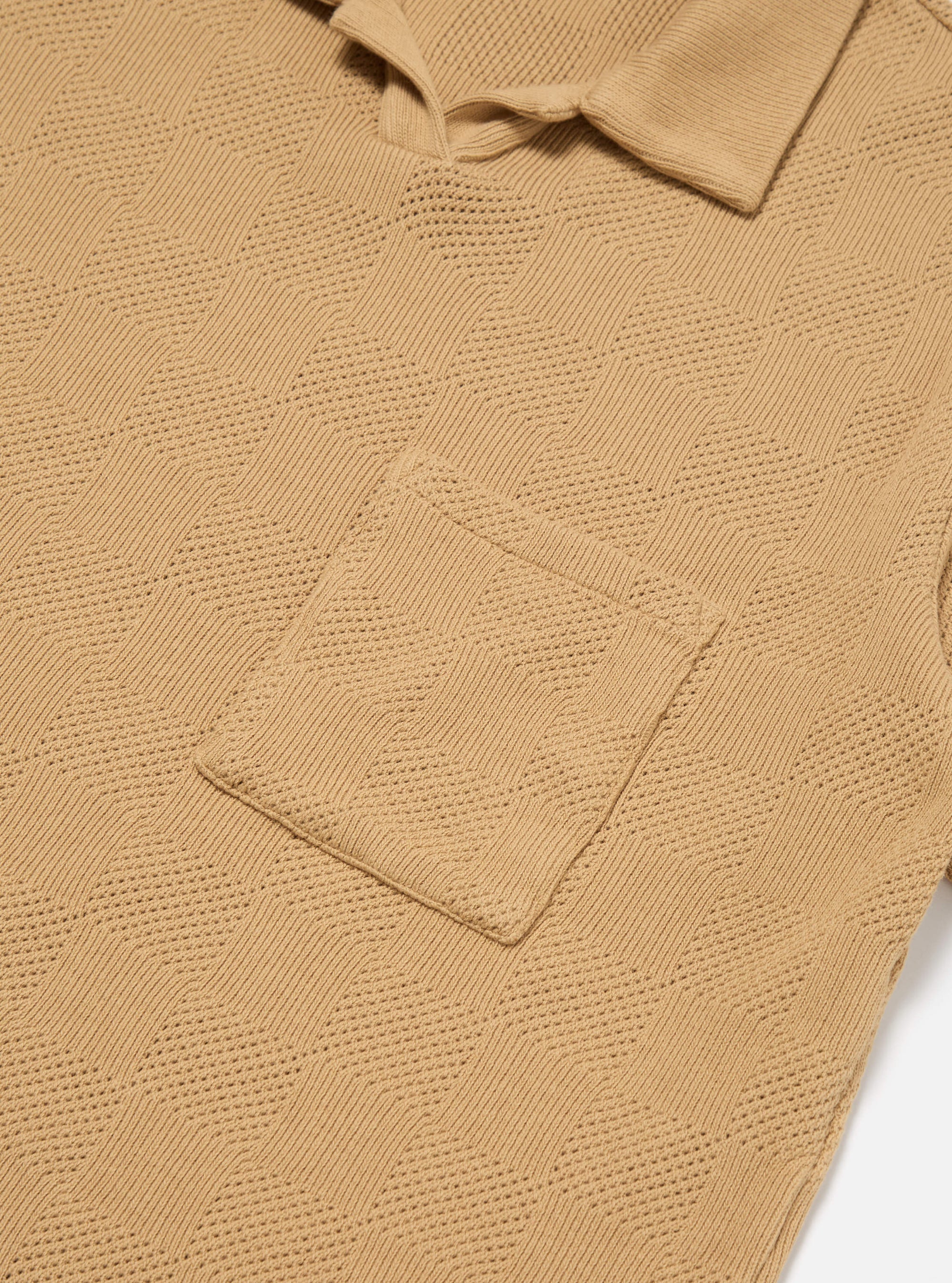 Sand Fantasy Checkerboard Vacation Polo