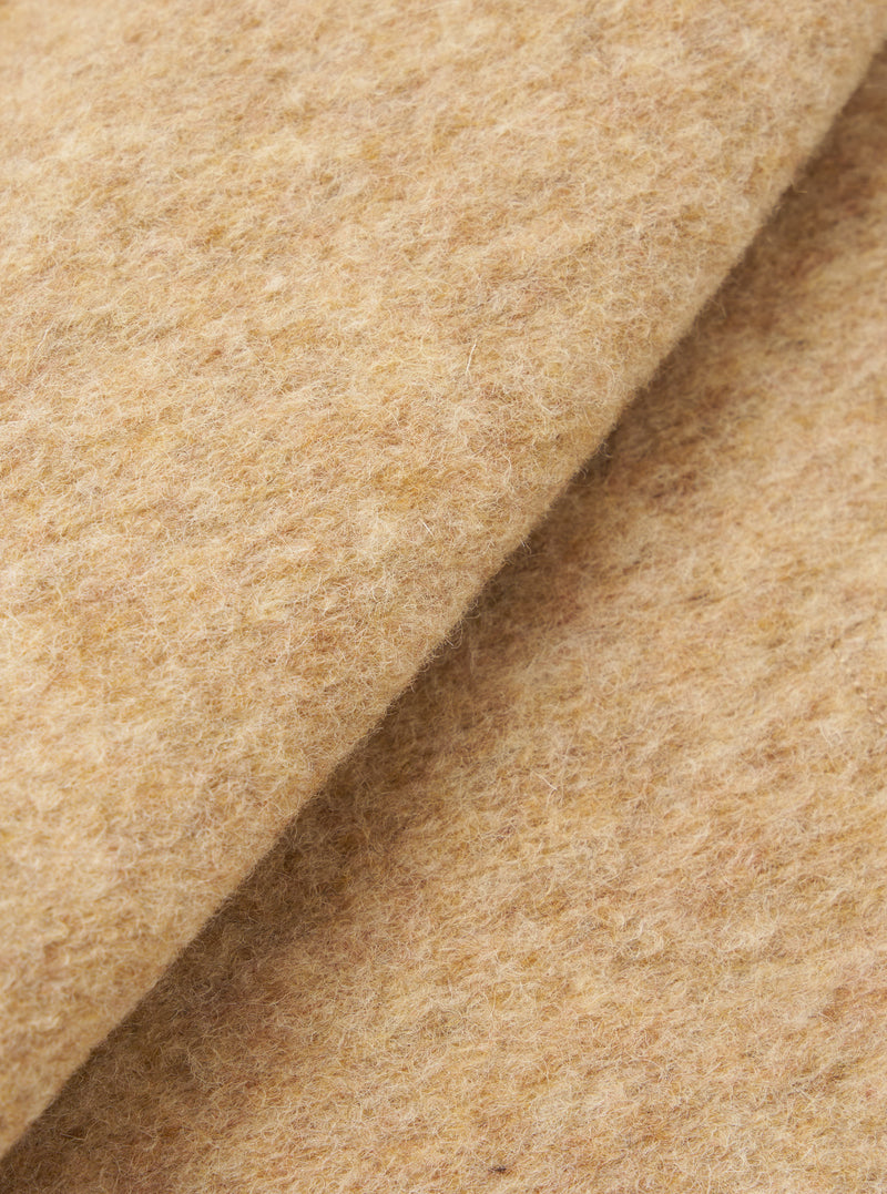 Stone Wool Fleece Zip Gilet