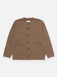 Brown Argyll Jersey Cardigan