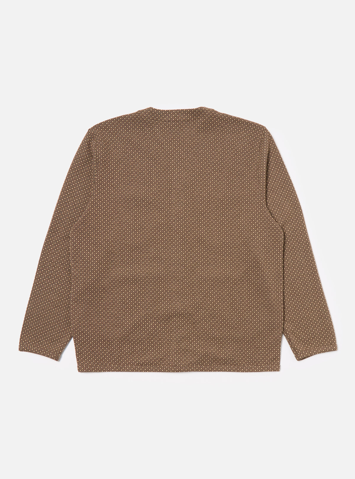 Brown Argyll Jersey Cardigan