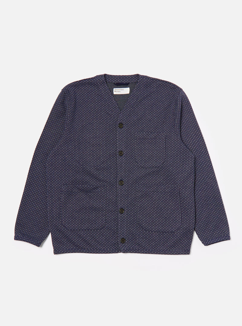 Navy Argyll Jersey Cardigan