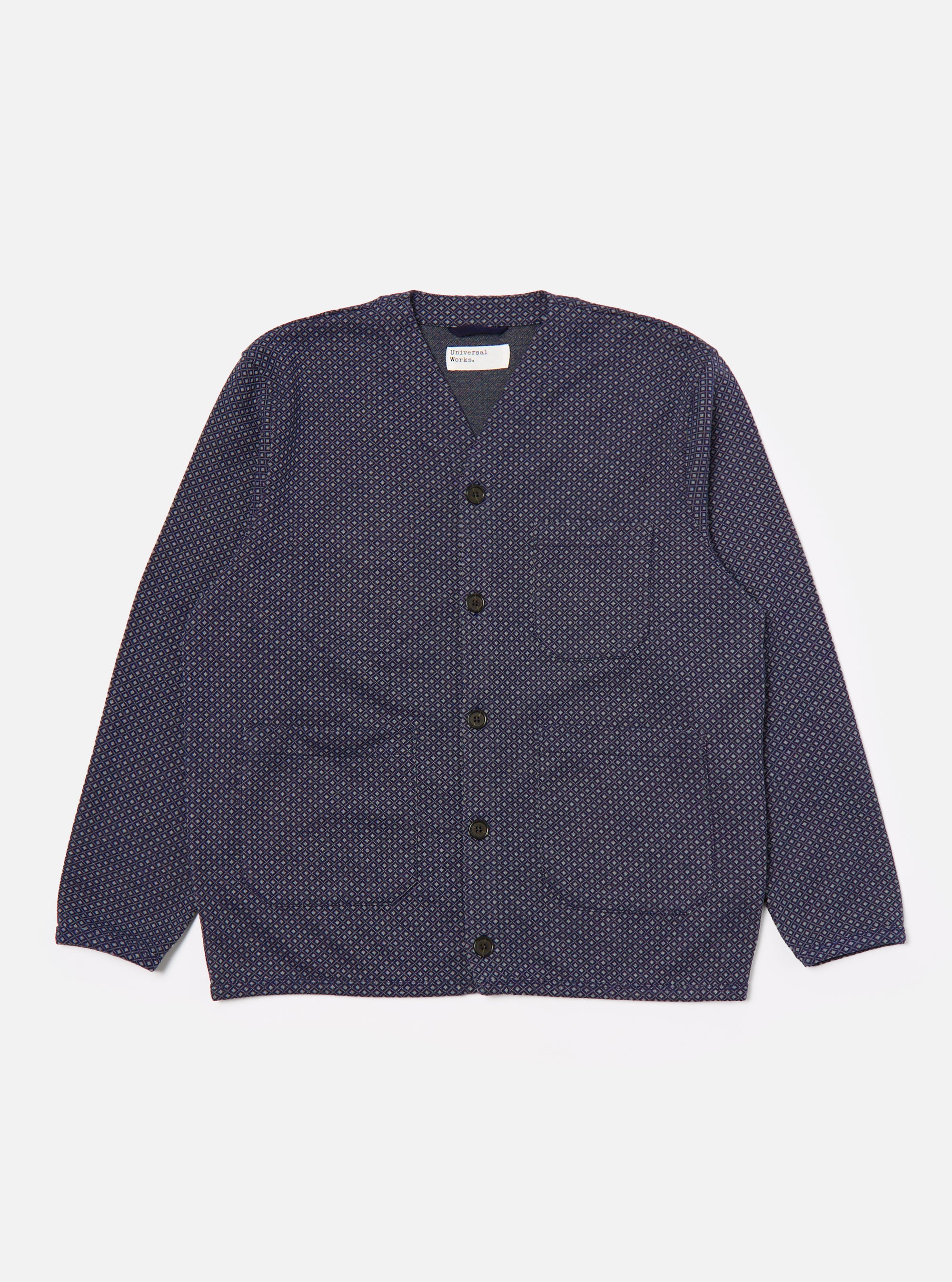 Navy Argyll Jersey Cardigan