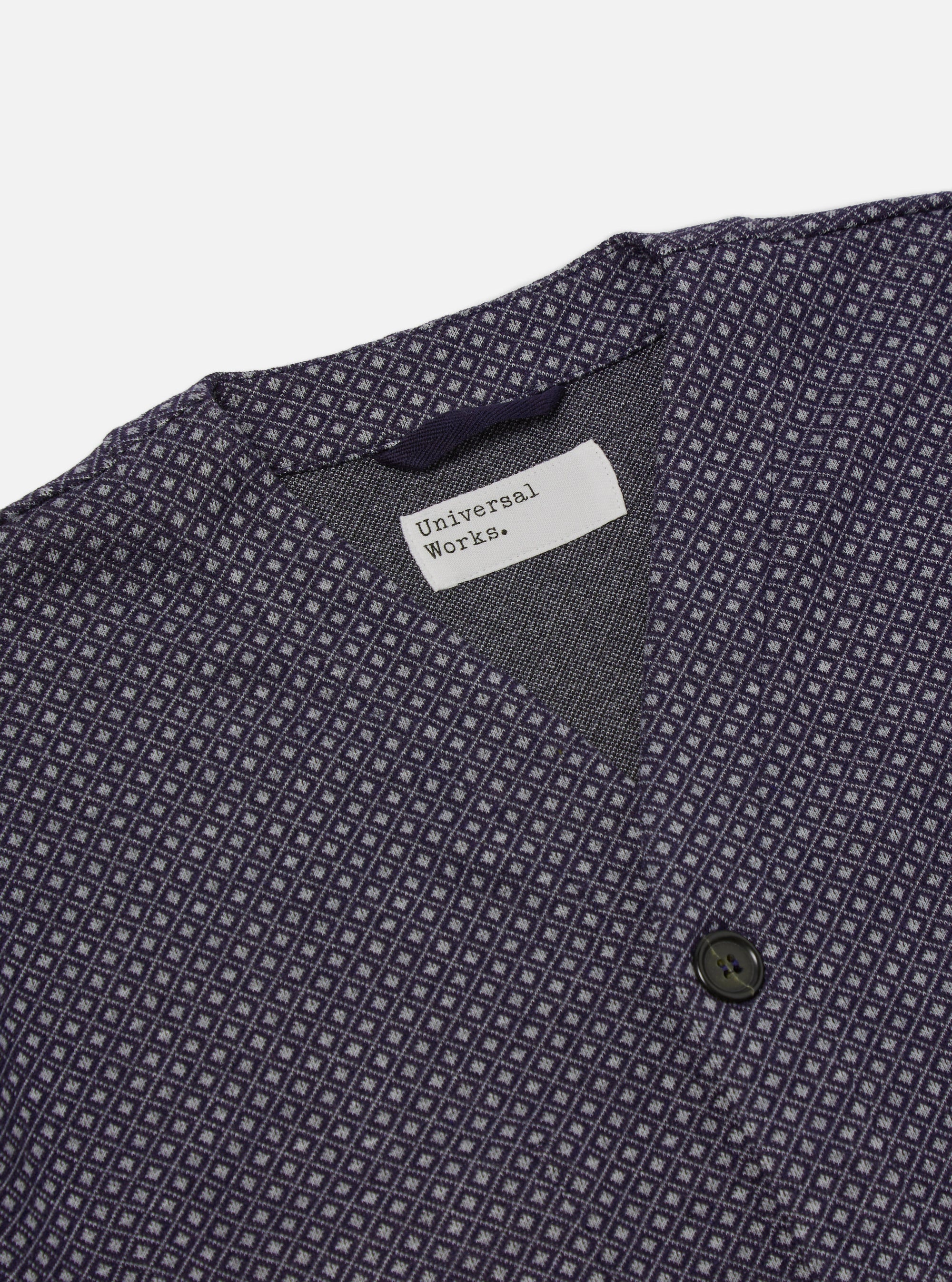Navy Argyll Jersey Cardigan