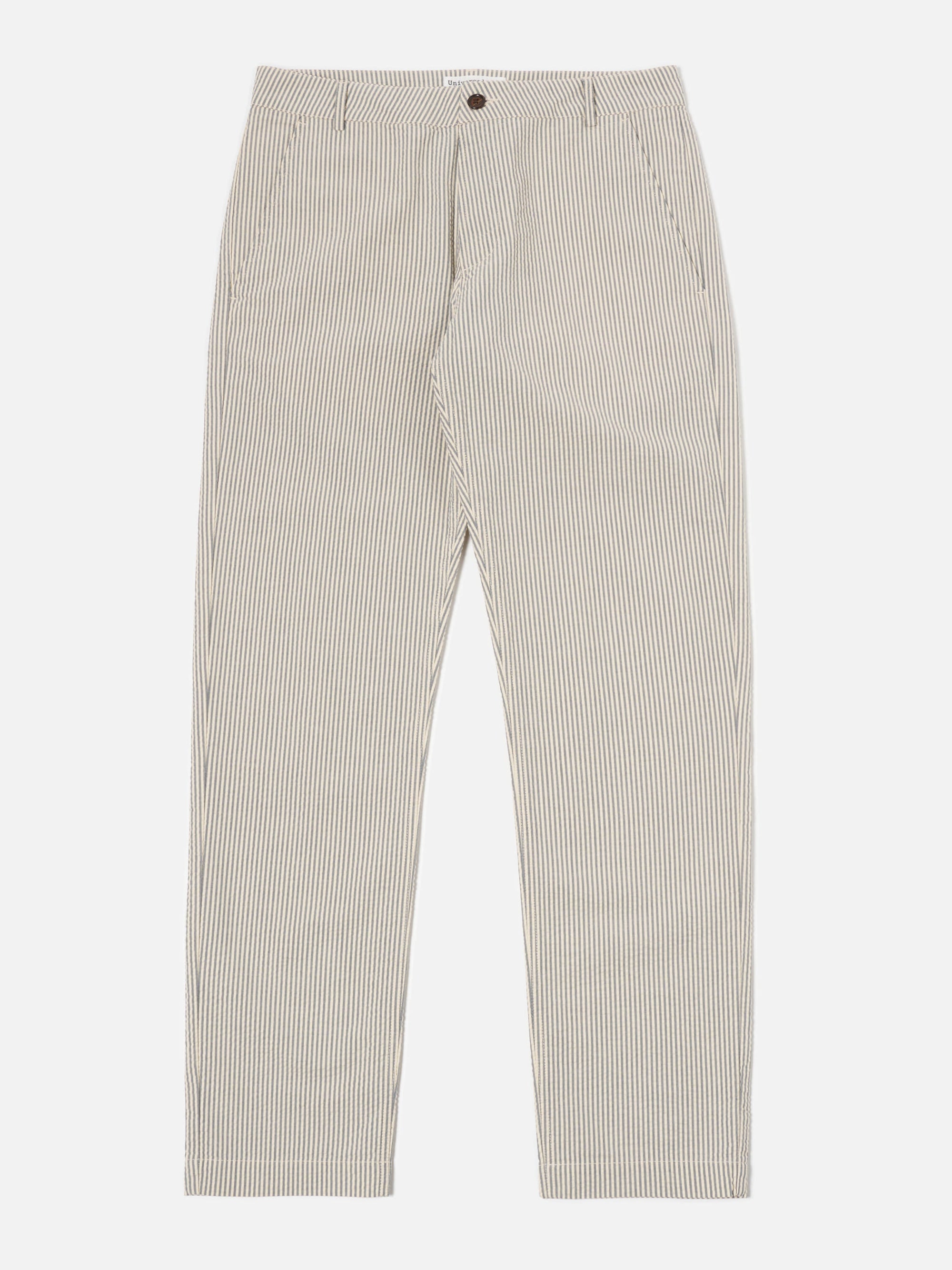 Grey Derby Stripe Military Chino