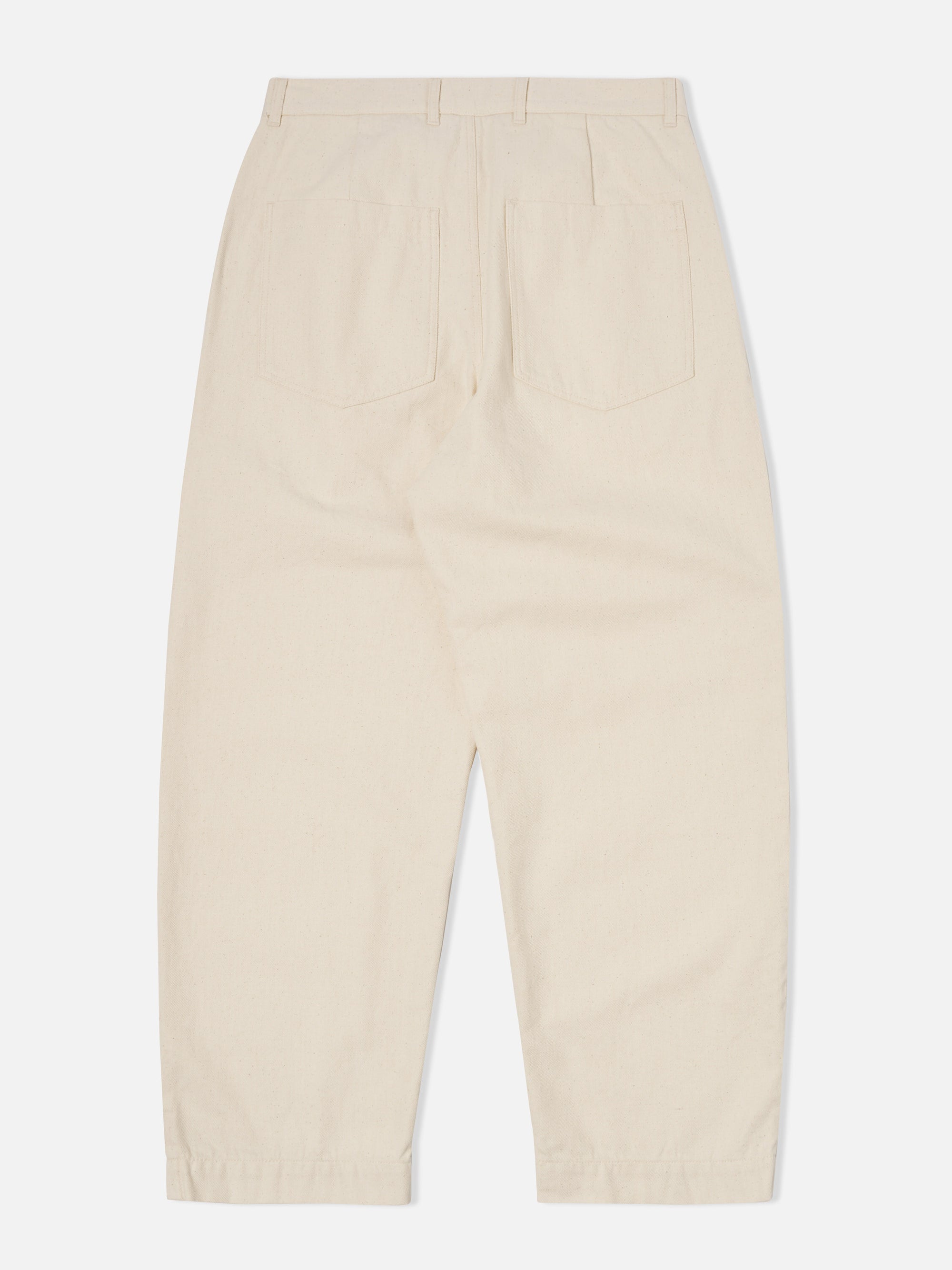 Ecru Recycled Cotton Duke Pant