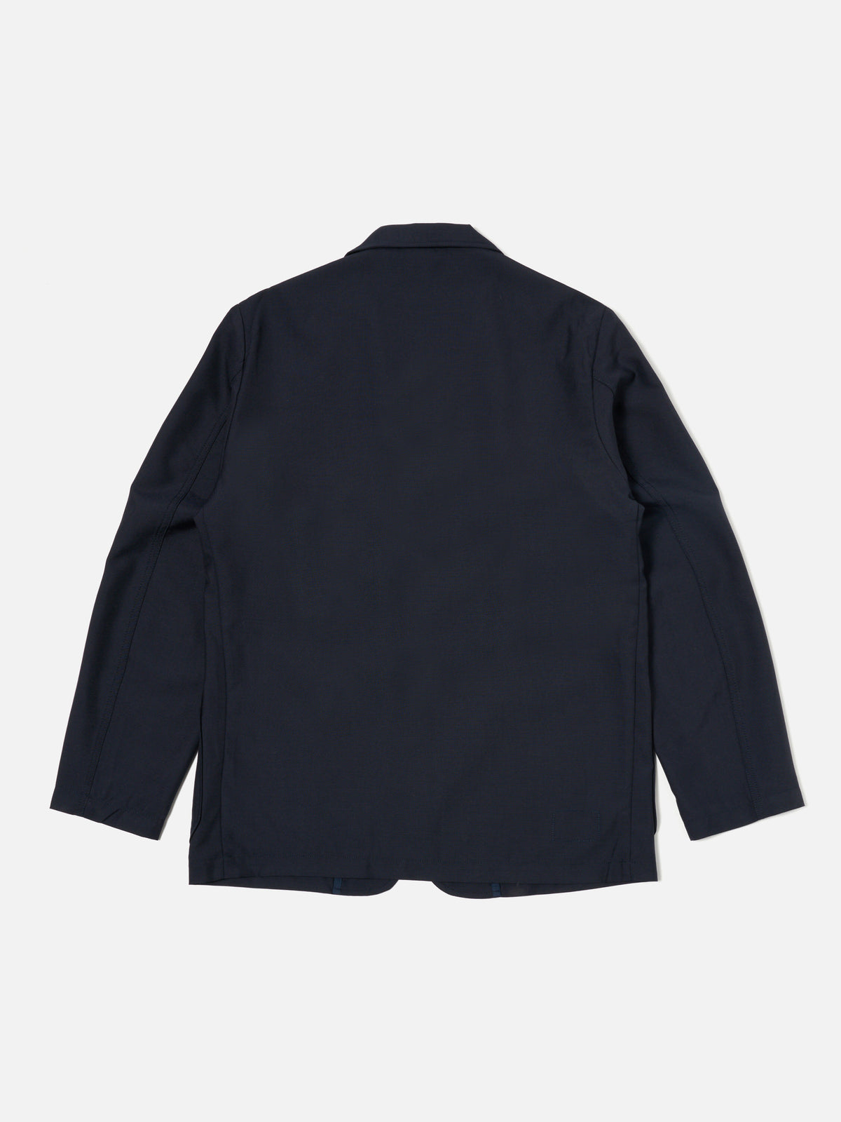 Navy Tropical Suiting Two Button Jacket