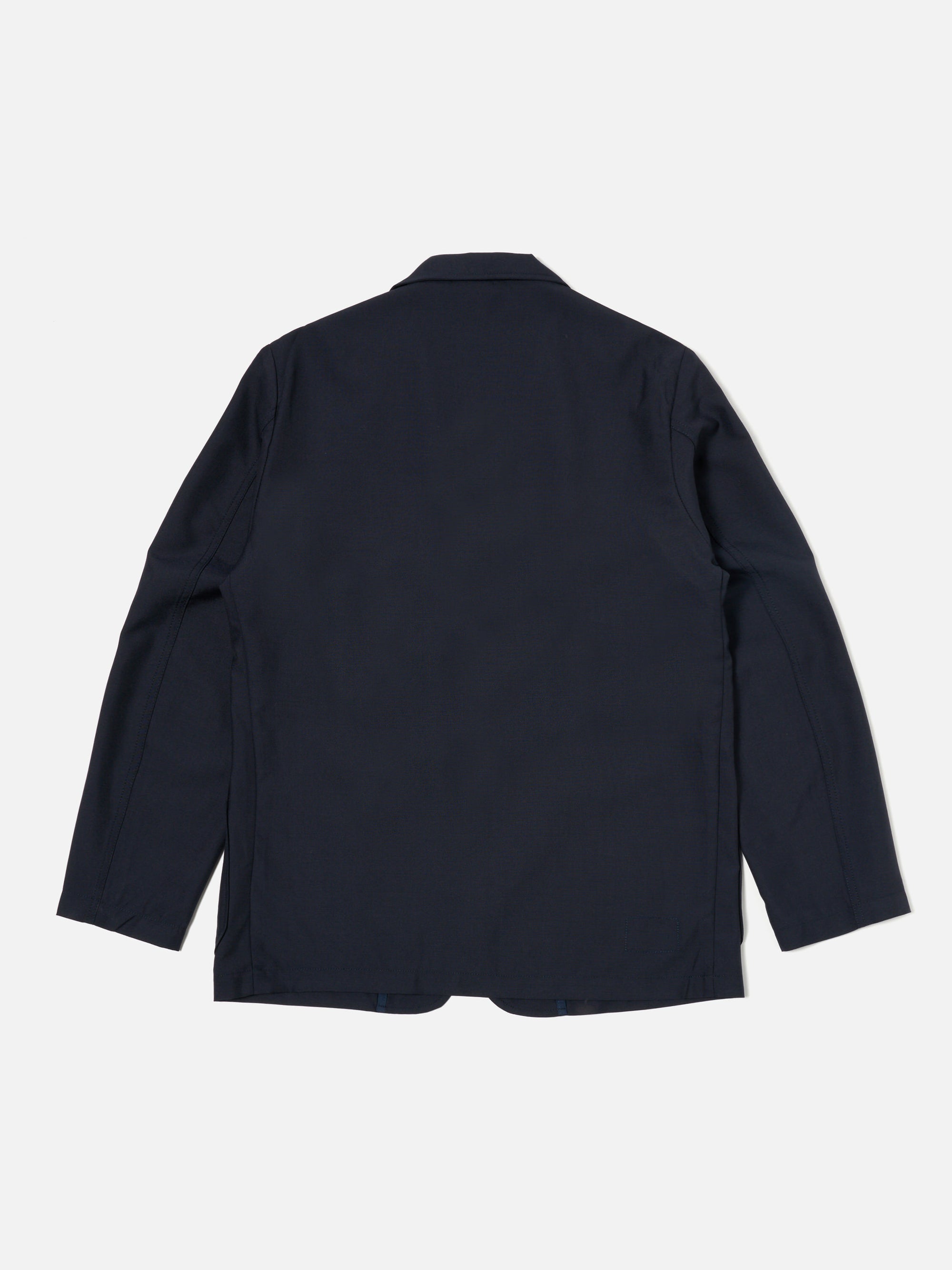 Navy Tropical Suiting Two Button Jacket