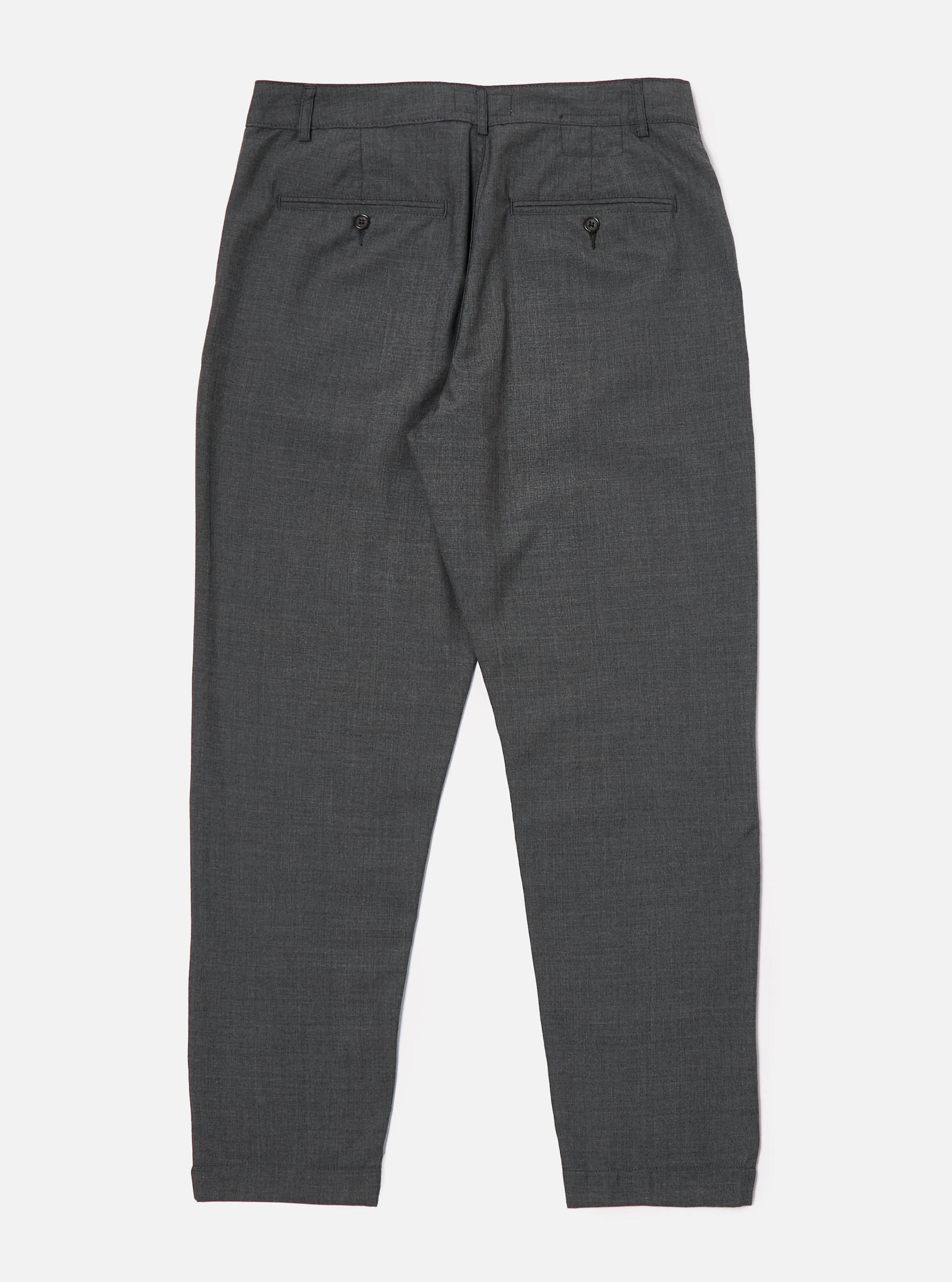 Grey Marl Tropical Suiting Military Chino