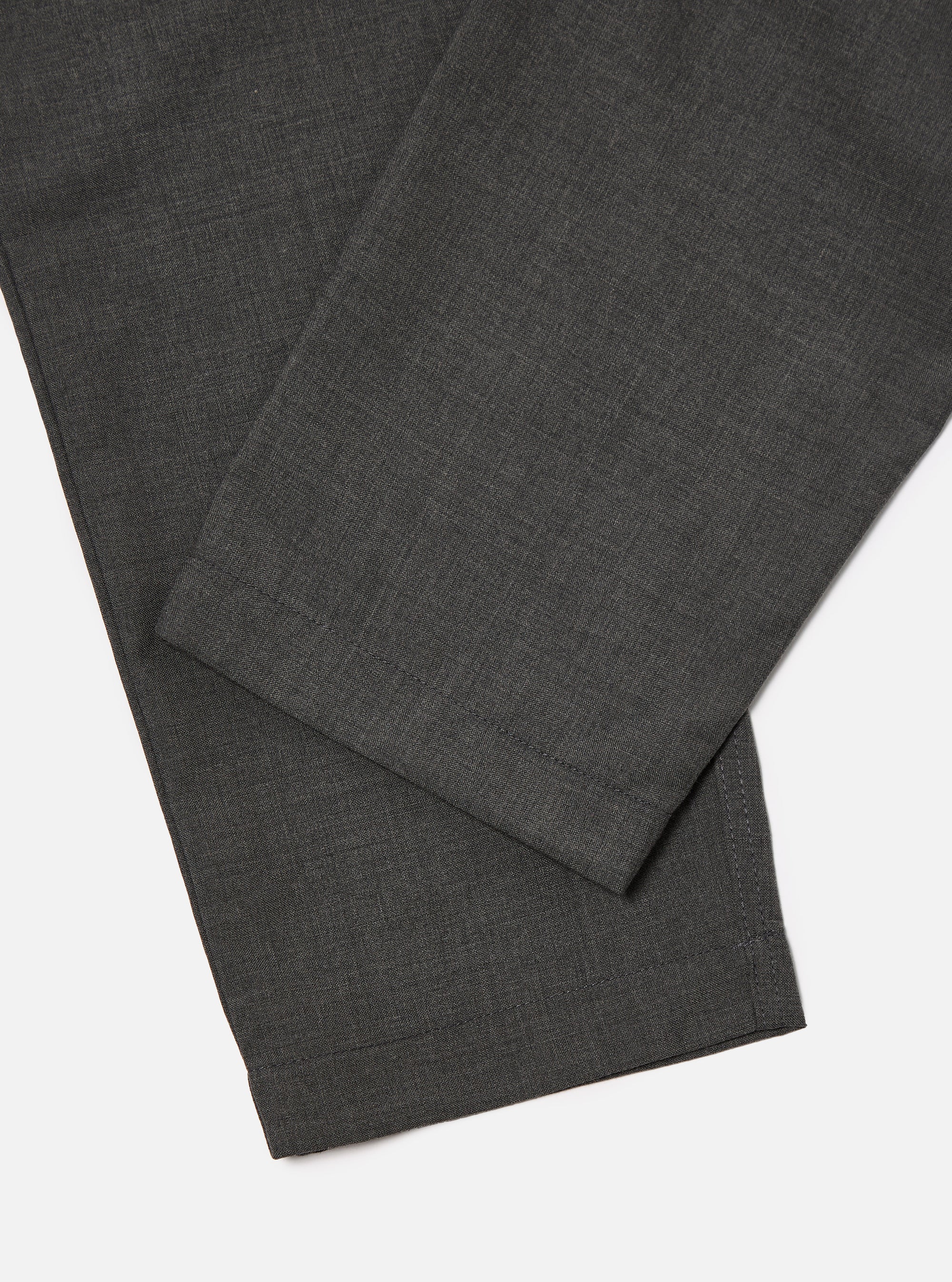 Grey Marl Tropical Suiting Military Chino