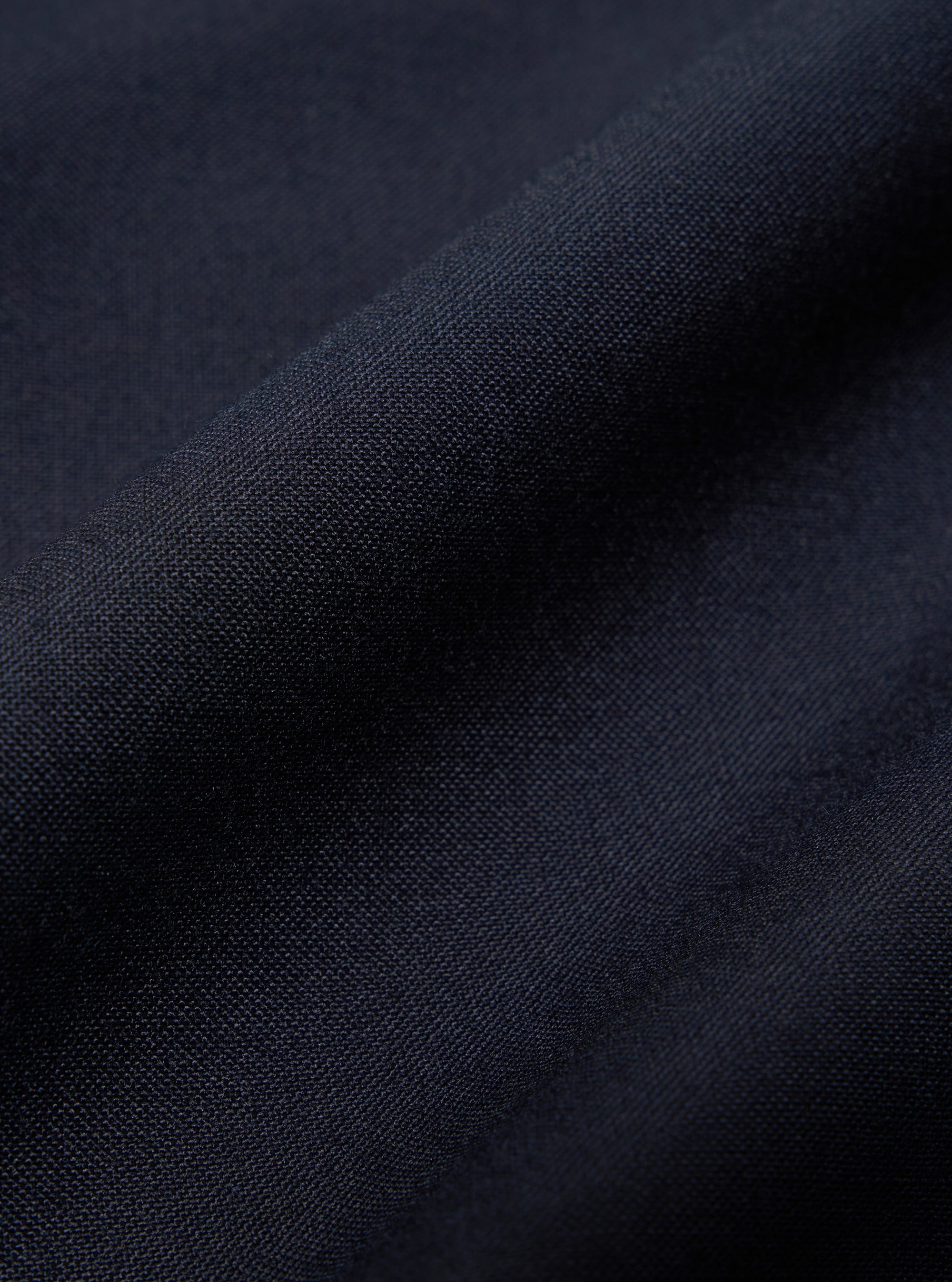 Navy Tropical Suiting Pleated Track Pant