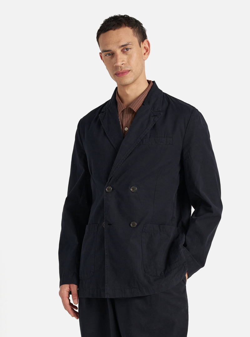 Navy Summer Canvas Manor Jacket