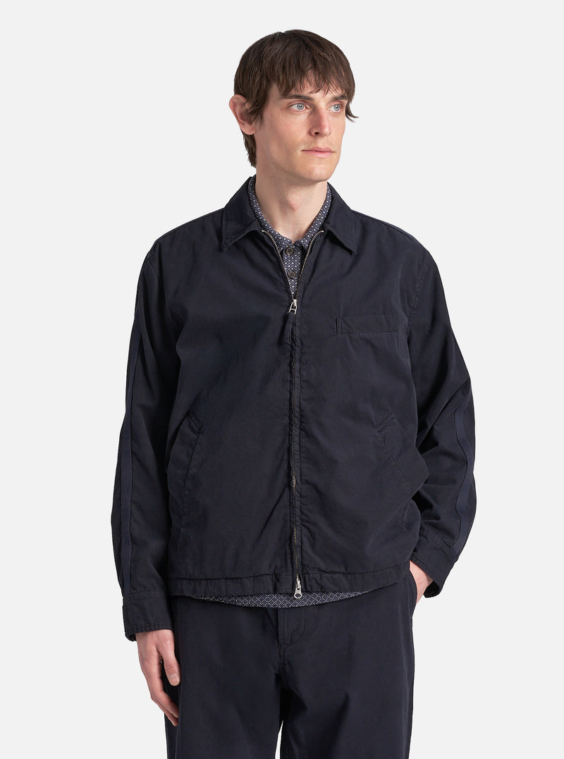 Navy Summer Canvas Windcheater Jacket