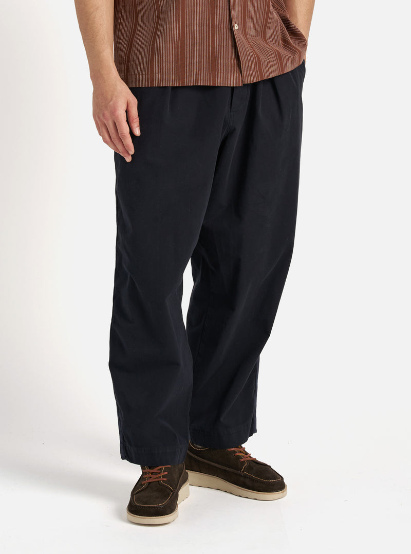 Navy Summer Canvas Oxford Pant