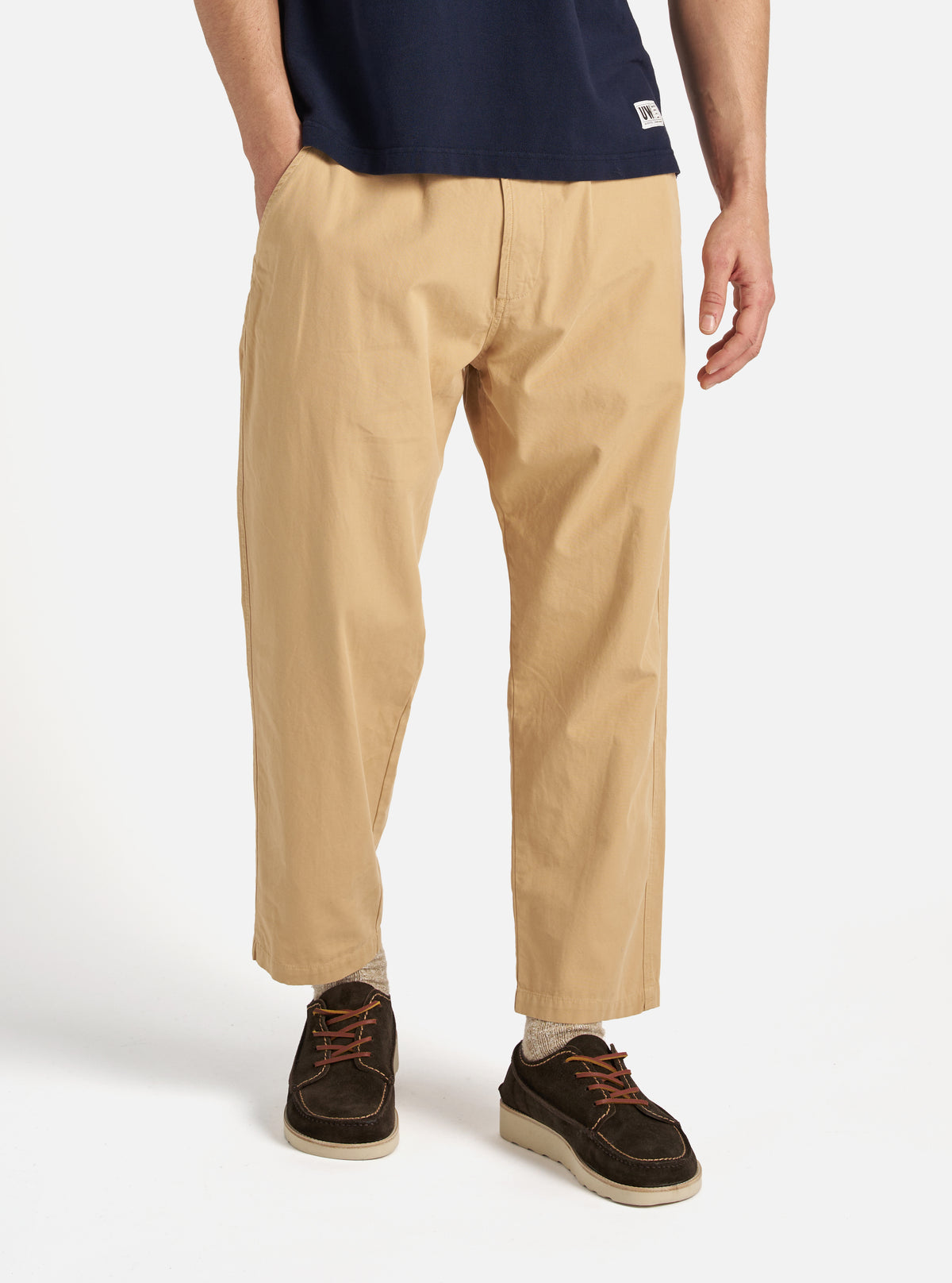 Dark Sand Summer Canvas Hi Water Trouser