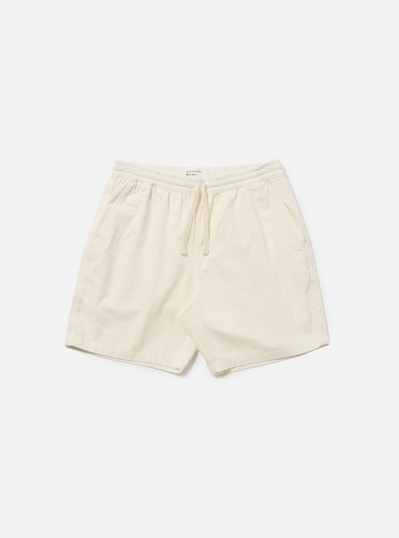 Ecru Summer Canvas Beach Short