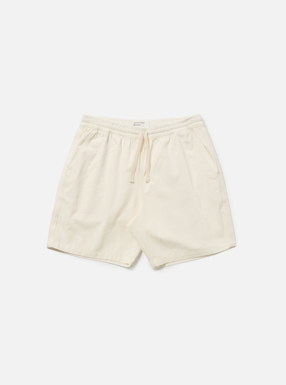 Ecru Summer Canvas Beach Short