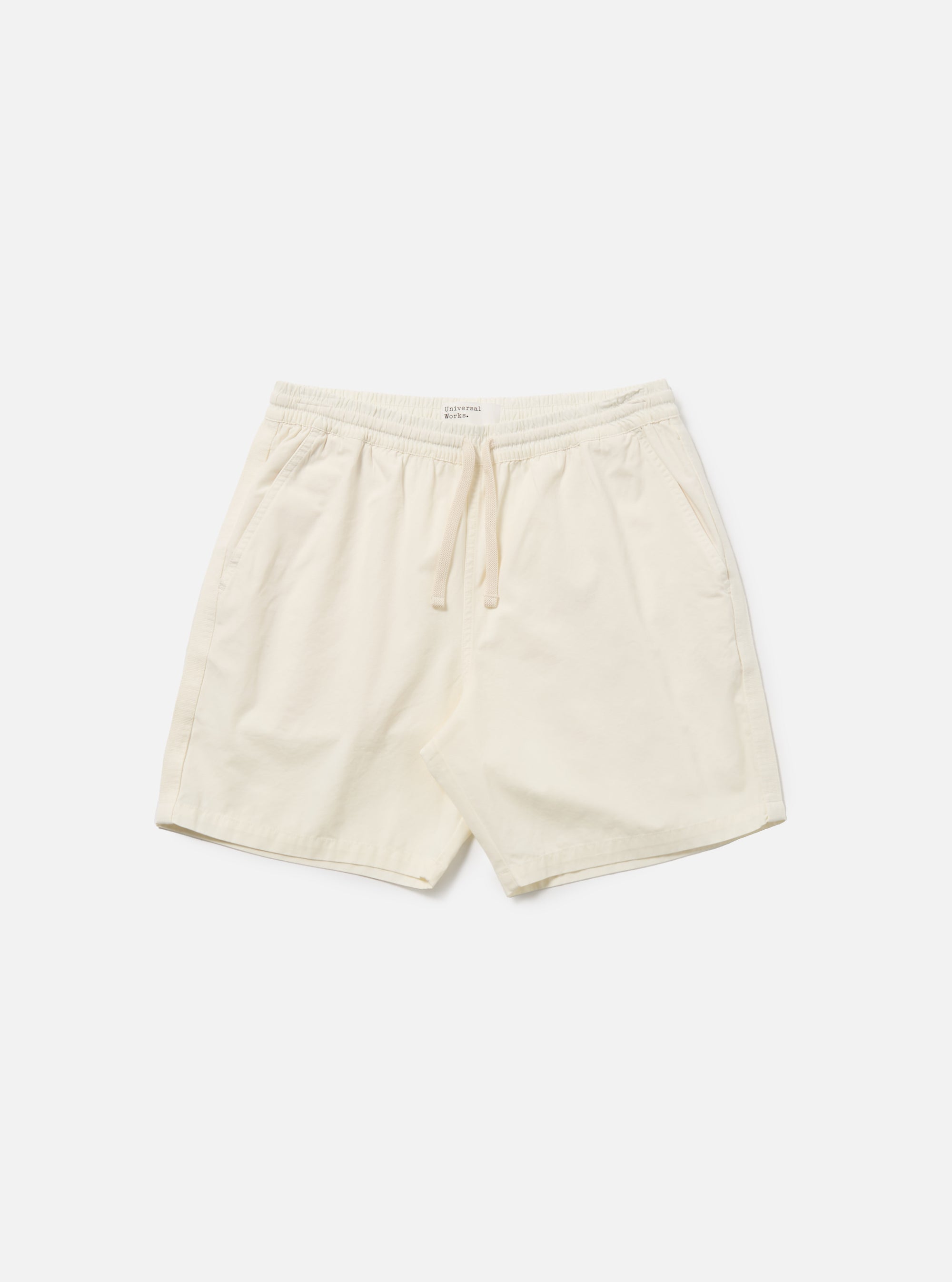 Ecru Summer Canvas Beach Short
