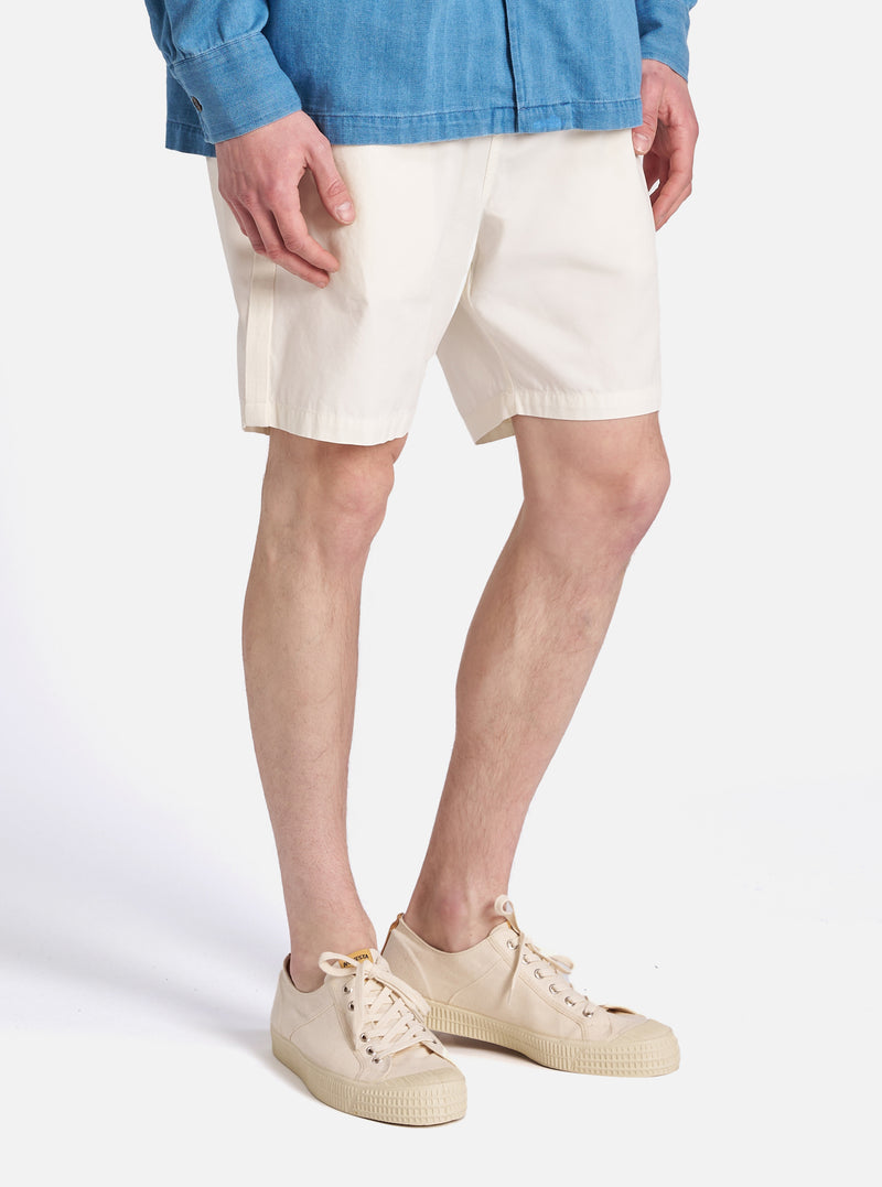 Ecru Summer Canvas Beach Short